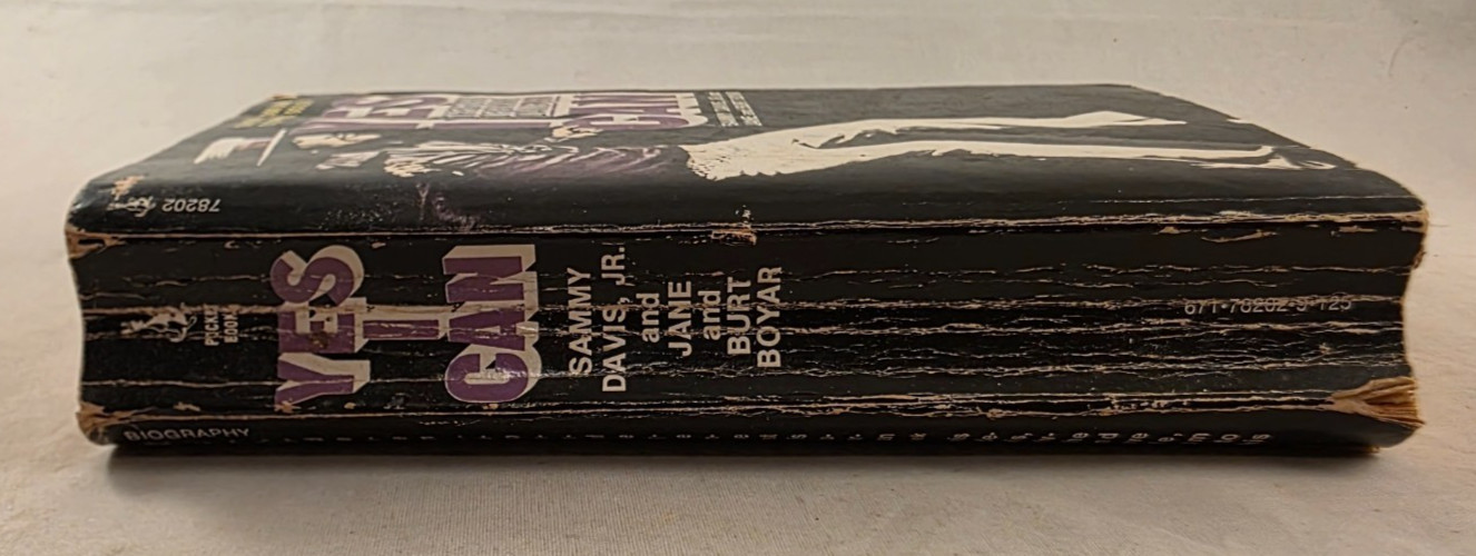 Davis, Jr./Jane & Burt Boyar – Yes I Can MM Paperback Pocket Books 1972 G