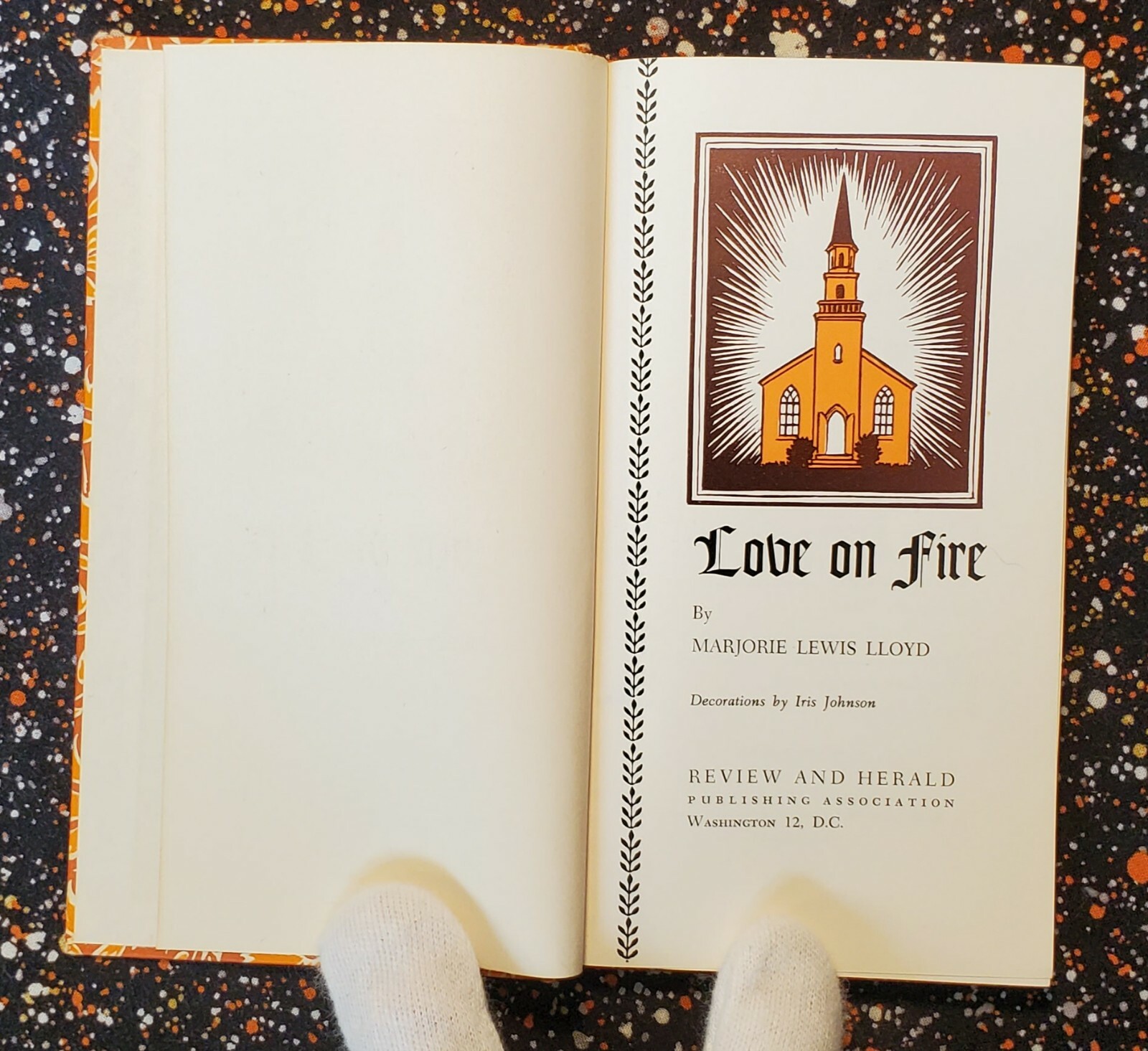 Love On Fire, Marjorie Lewis Lloyd, 1952, Hardcover
