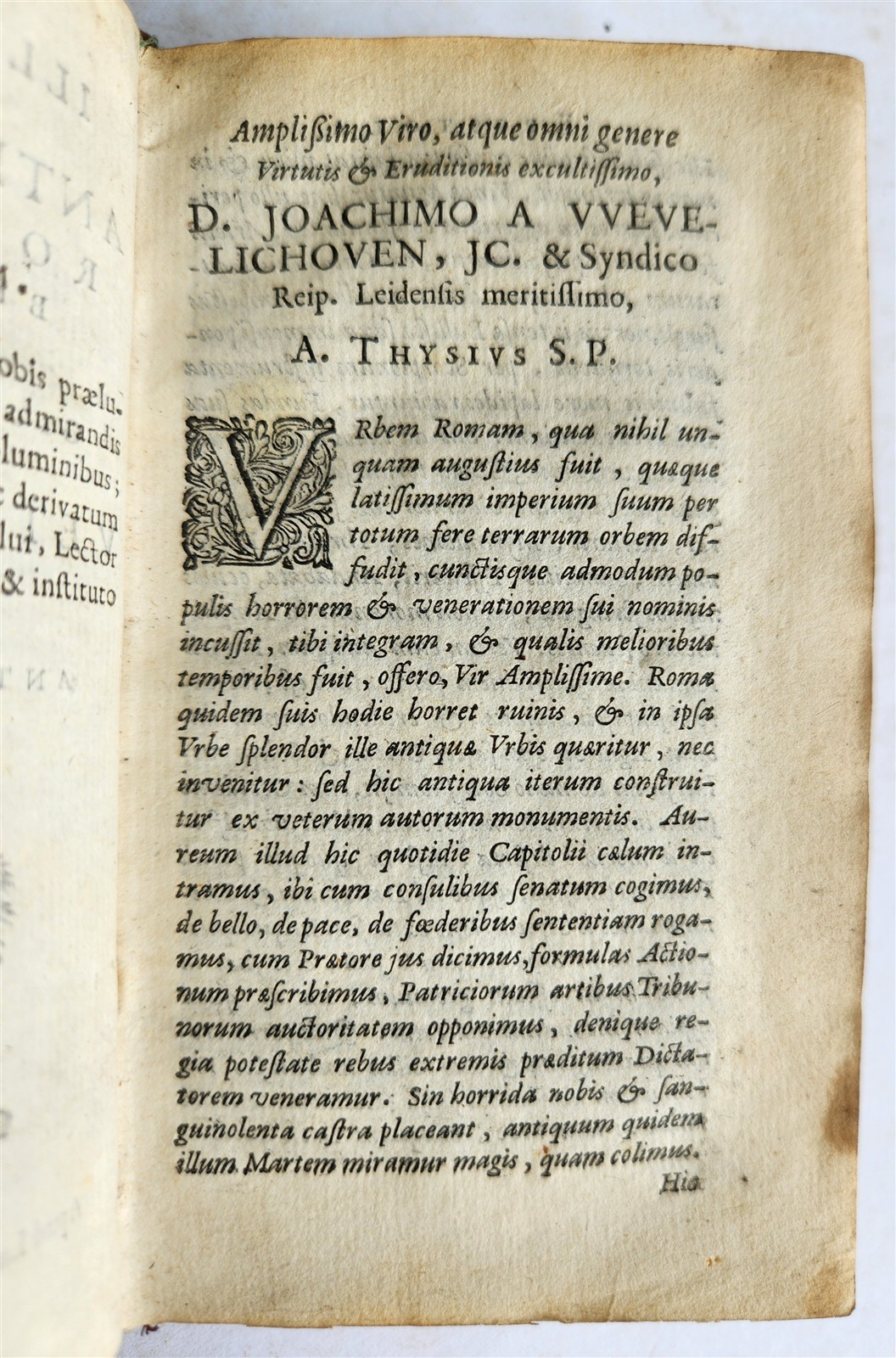 1657 ROMAN ANTIQUITIES illustrated ANTIQUE vellum bound