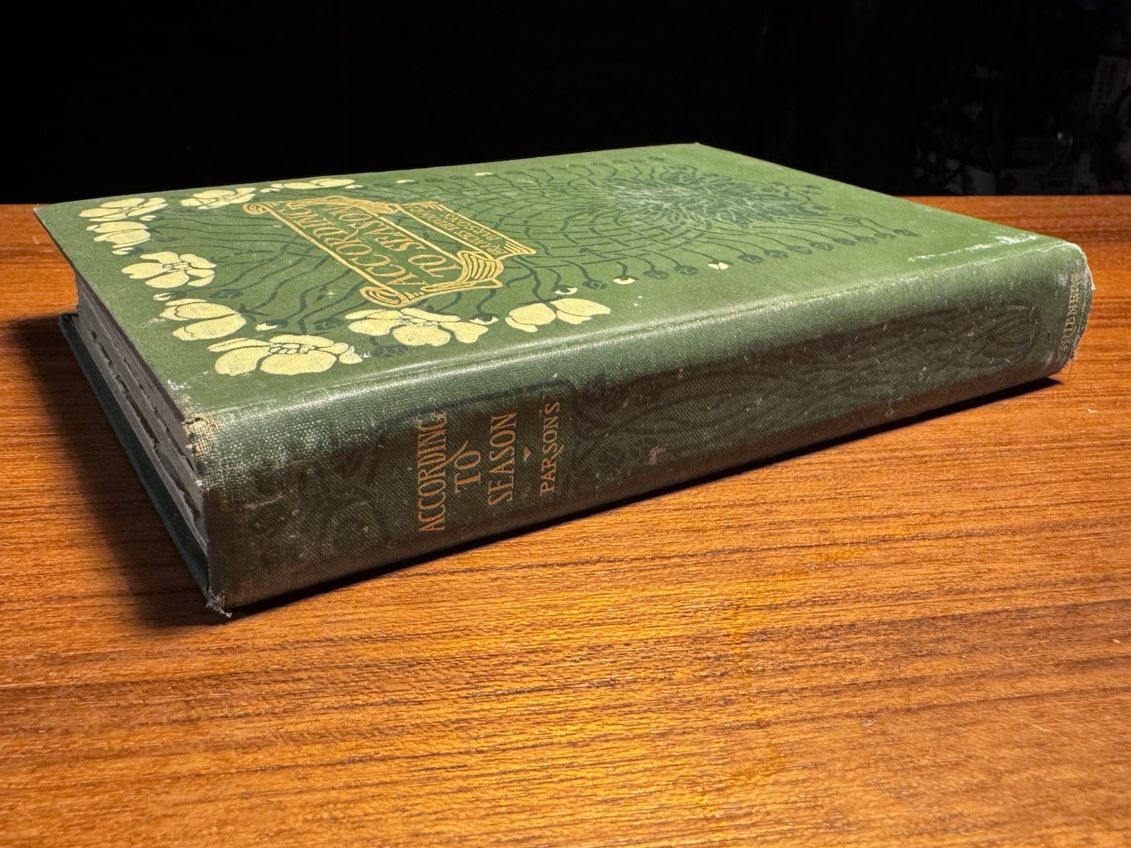 According to Season by Frances Theodora Parsons Antique Flower Book 1902 Plants