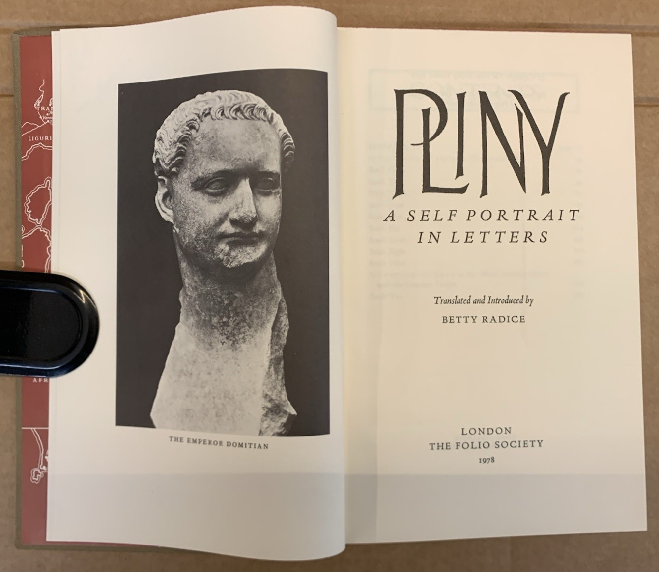 Pliny – Portrait In Letters – B Radice – FOLIO SOCIETY – 1978 – With Slip Case