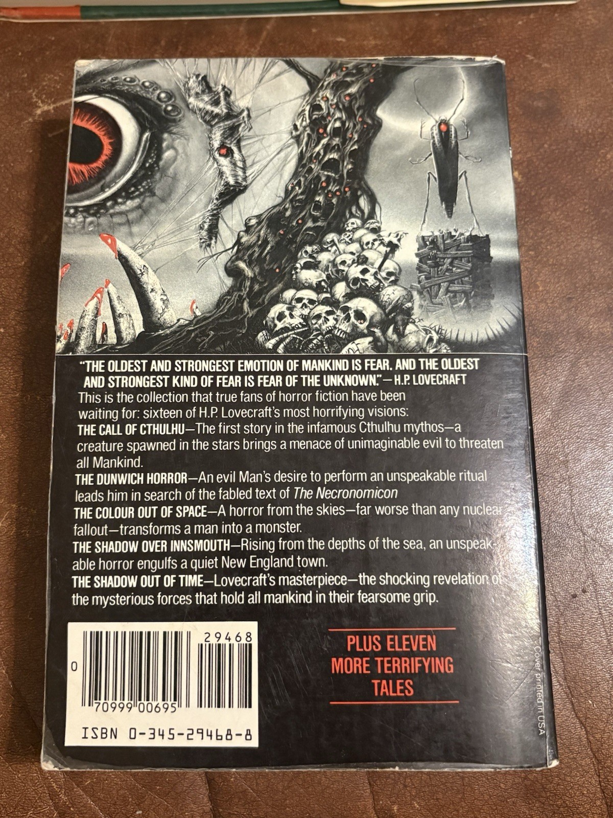 1963 Edition The Best of H.P. Lovecraft Bloodcurdling Tales of Horror & Macabre