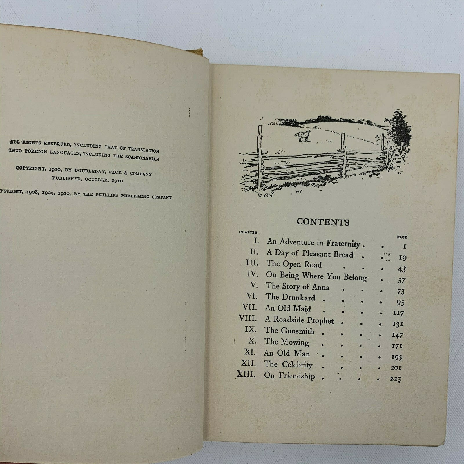 Adventures in Friendship by David Grayson 1910