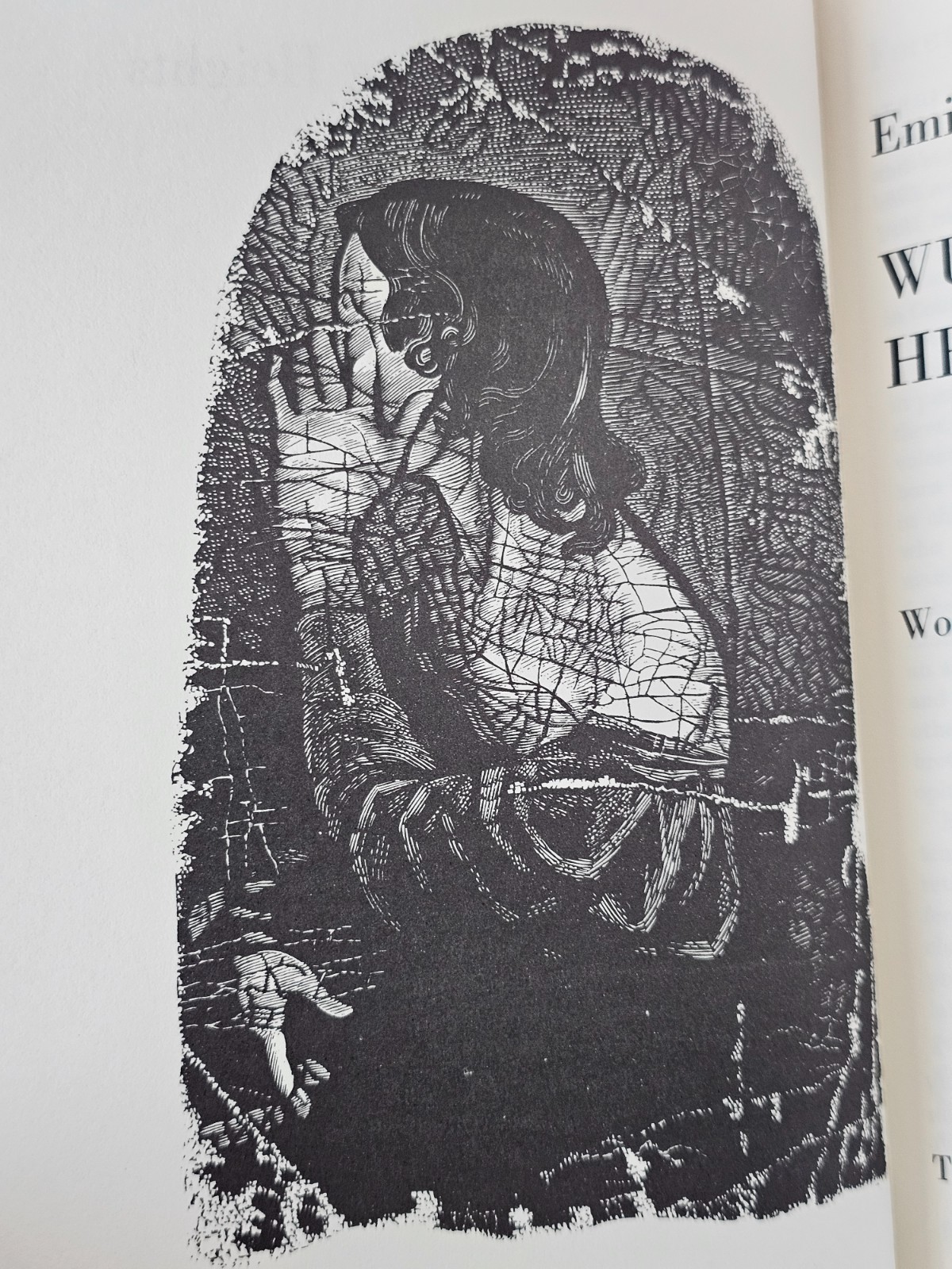 Bronte Complete Novels Folio Society Set 7 Vol Moire Silk Wood Engravings 1993