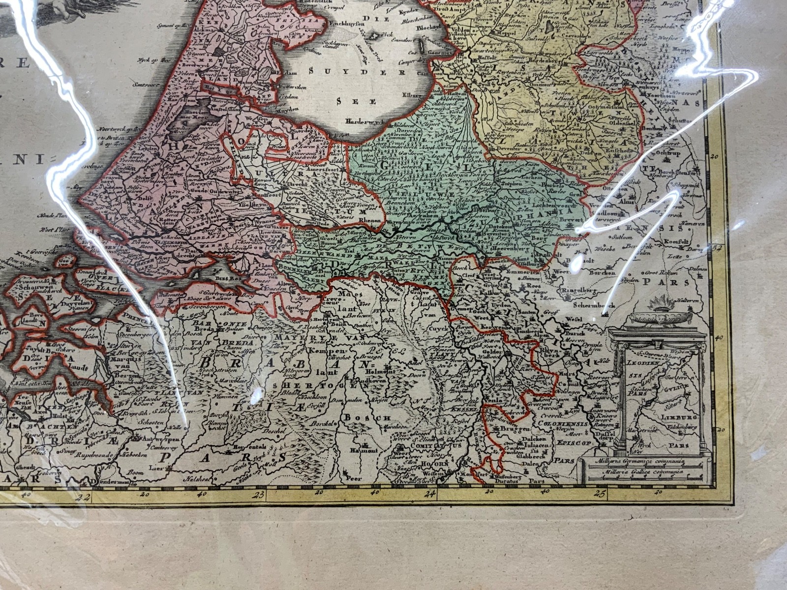 1724 Belgii Foederati Provincia VII Netherlands Christoph Weigel Elder Atlas Map