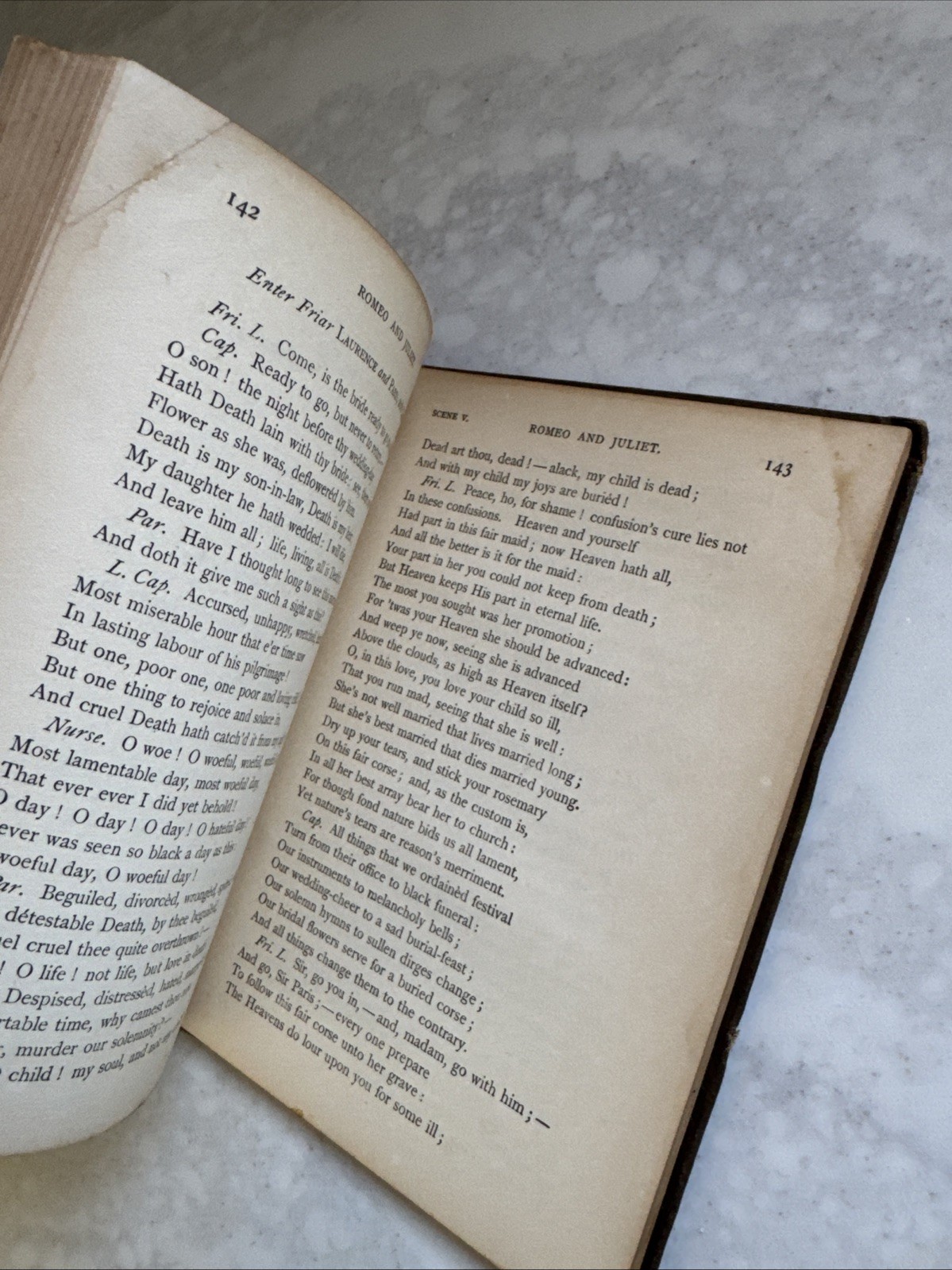 1881 Shakespeare’s King Romeo & Juliet Henry Hudson Hardcover Collectible VTG