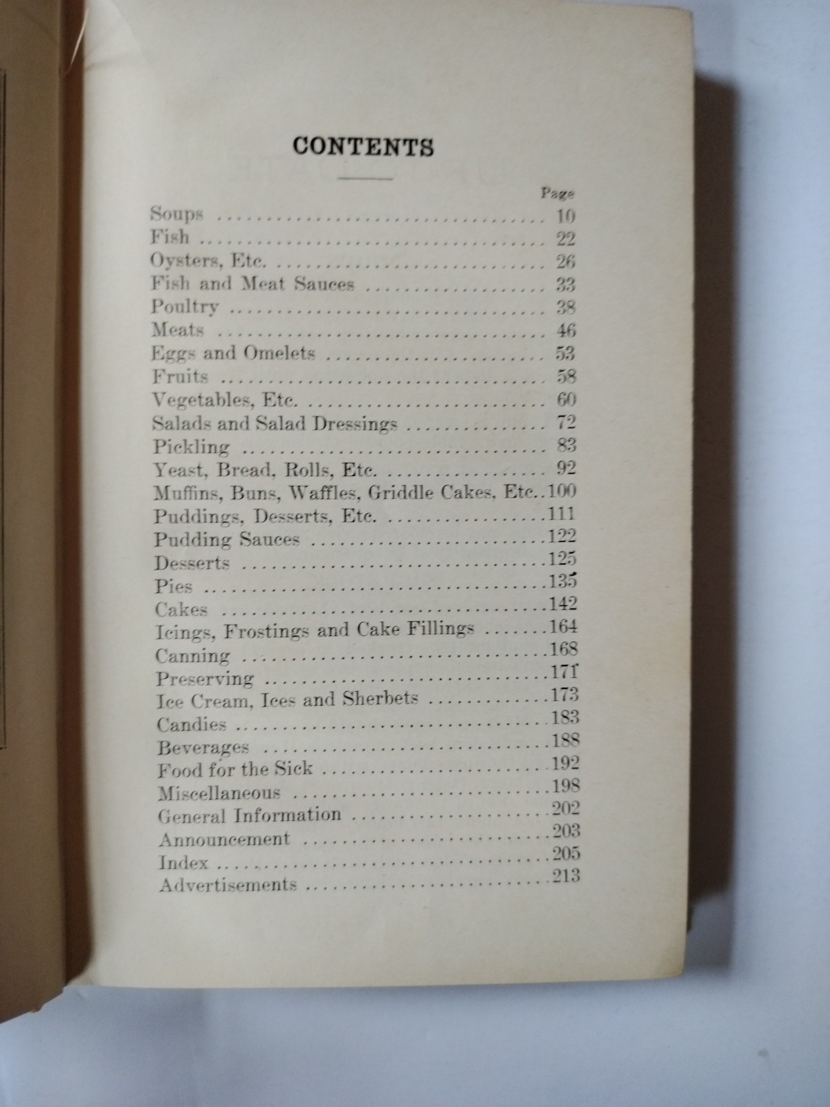 1924 “Up-to-Date Cook Book” Ladies Aid Society MT. ZION CHURCH, SPRING GROVE, PA