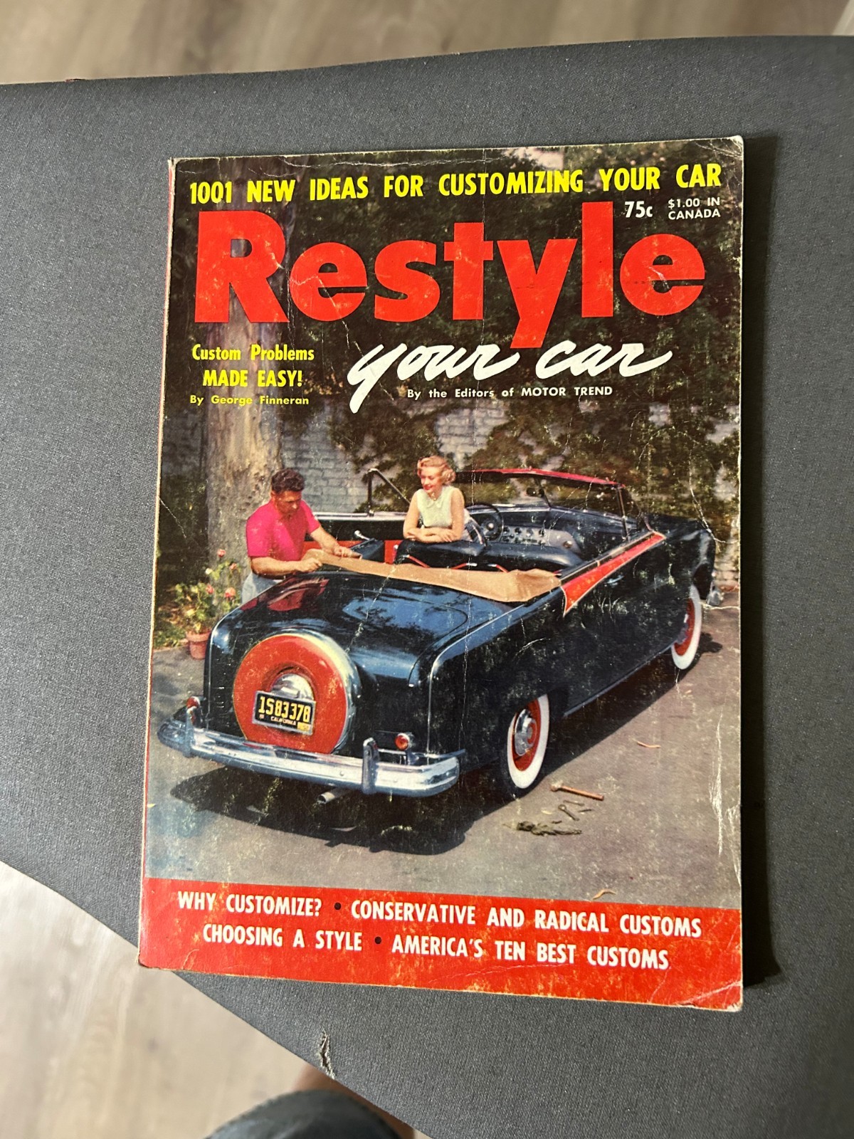 Vintage Restyle your Car #105 by Motor Trend 1952 shelf wear but clean
