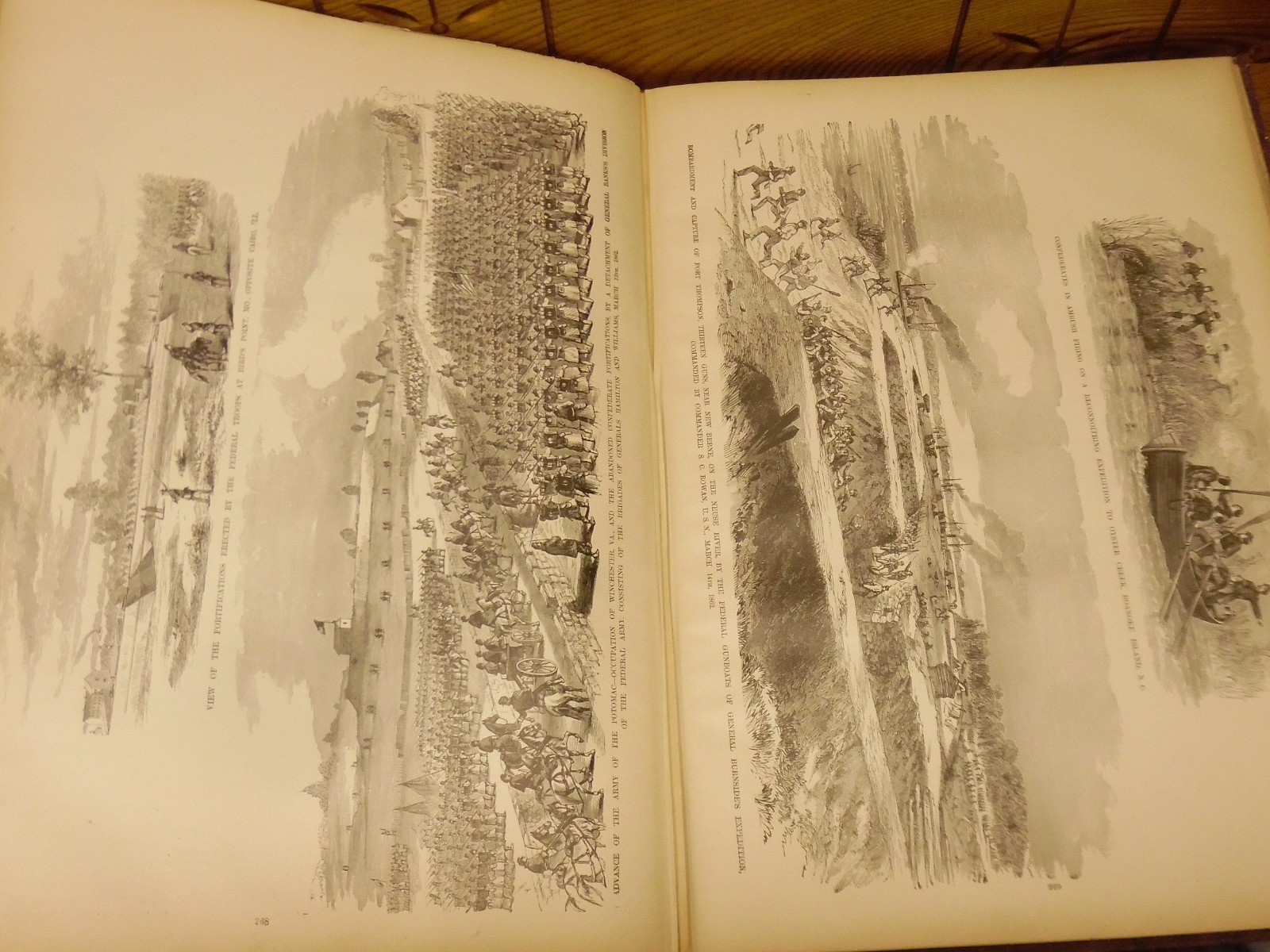 Antique 1896 Book – Frank Leslie’s Famous Leaders & Battle Scenes of Civil War