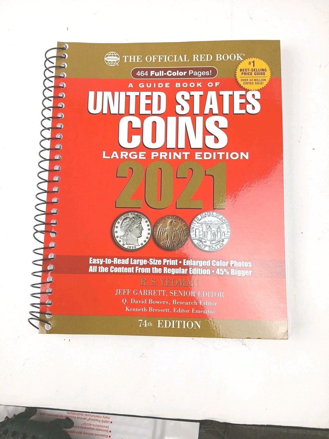 A Guide Book of United States Coins 2021 – 74th Edition (Large Print)