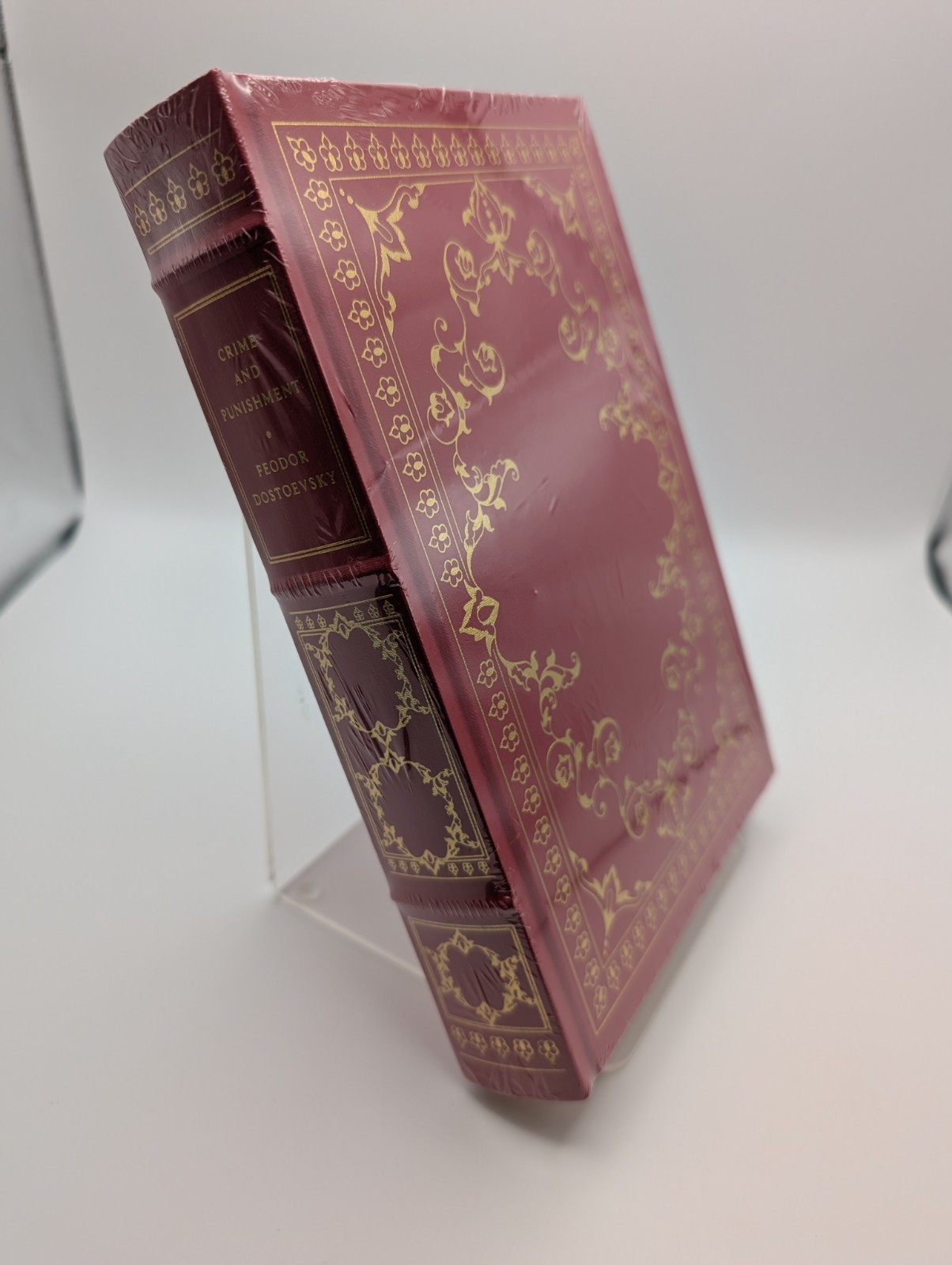 ⚖️Franklin Library CRIME AND PUNISHMENT Fyodor Dostoevsky Leather Signed Sealed