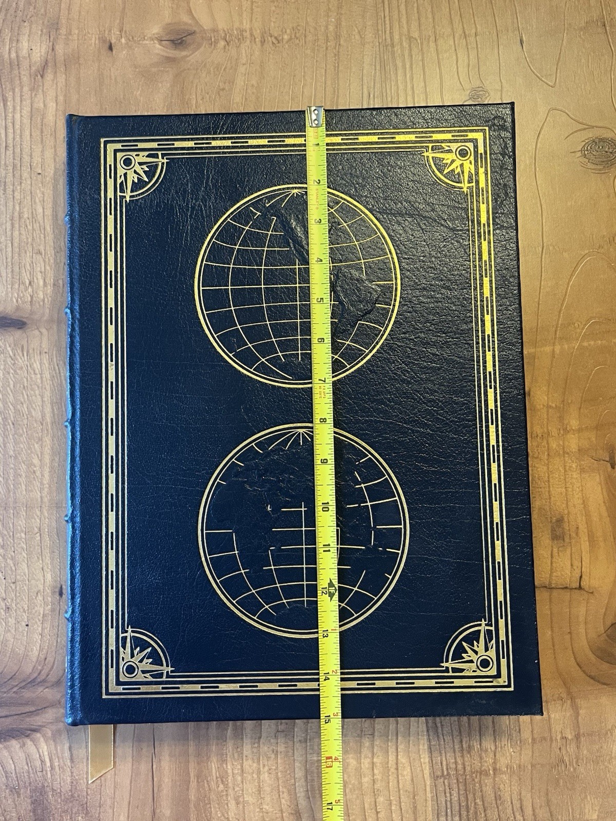 Easton Press 1991 ATLAS OF THE WORLD Oversized Leather Embossed Gilded Pages