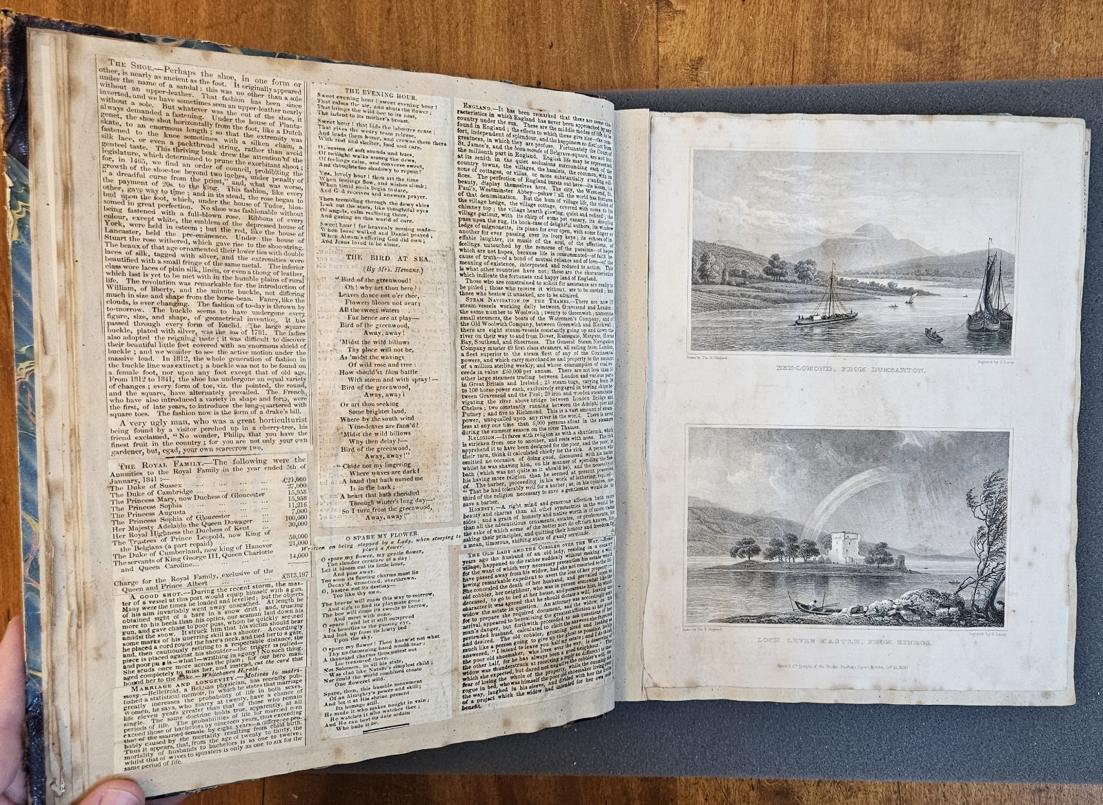 c1819 to 1880s Victorian Scrapbook Yorkshire Manuscript & Ephemera 77 Pages