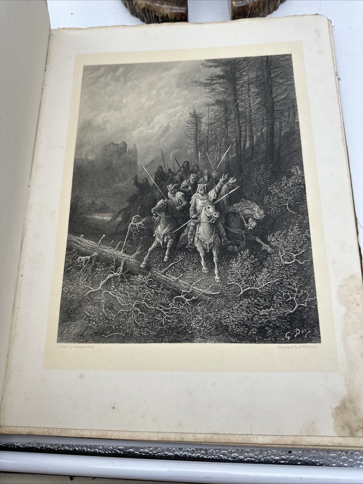 Königsidyllen Tennyson Gustave Doré Illus 1882 Folio HC (N218)