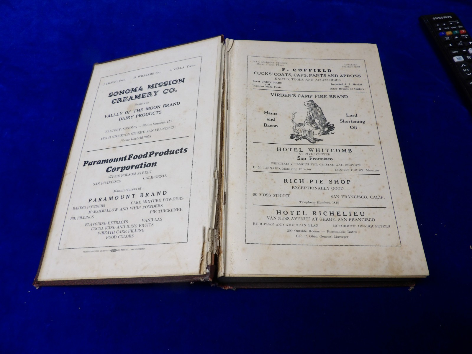 New Presentation of Cooking with Timed Recipes by Auguste Gay, Anne Page HC 1924