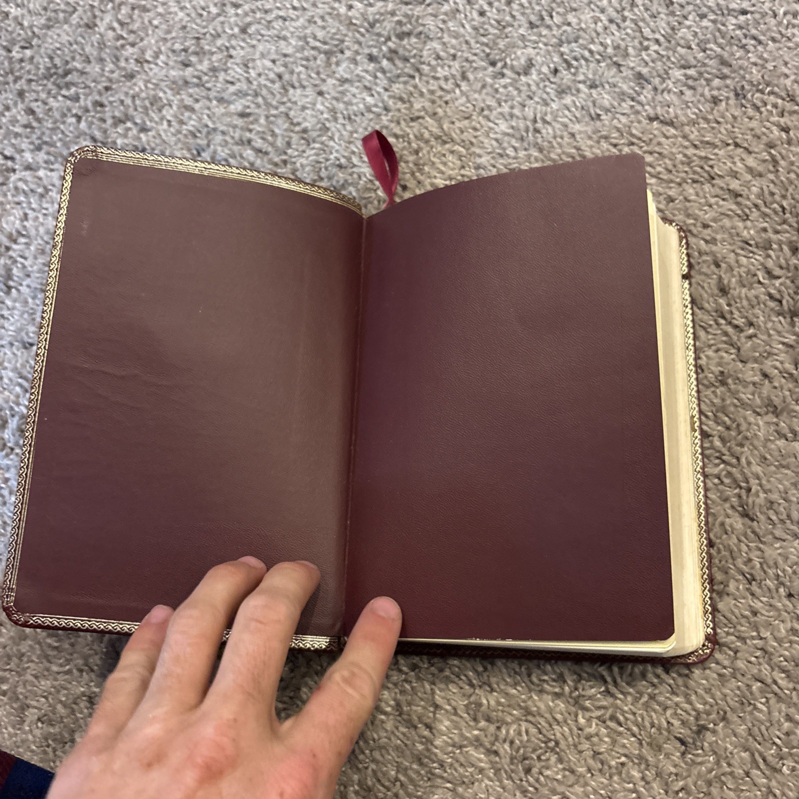 1972 Genuine Leather Holy Bible Reference Edition 485BG Nelson KJV King James