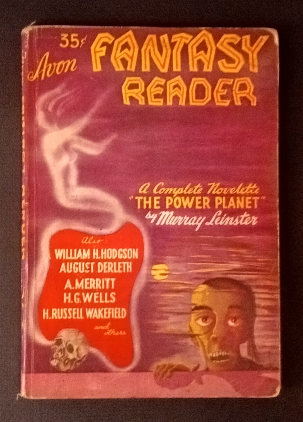 Avon Fantasy Reader No. 1 1947. VG- A. Merritt, William Hope Hodgson, Wells.