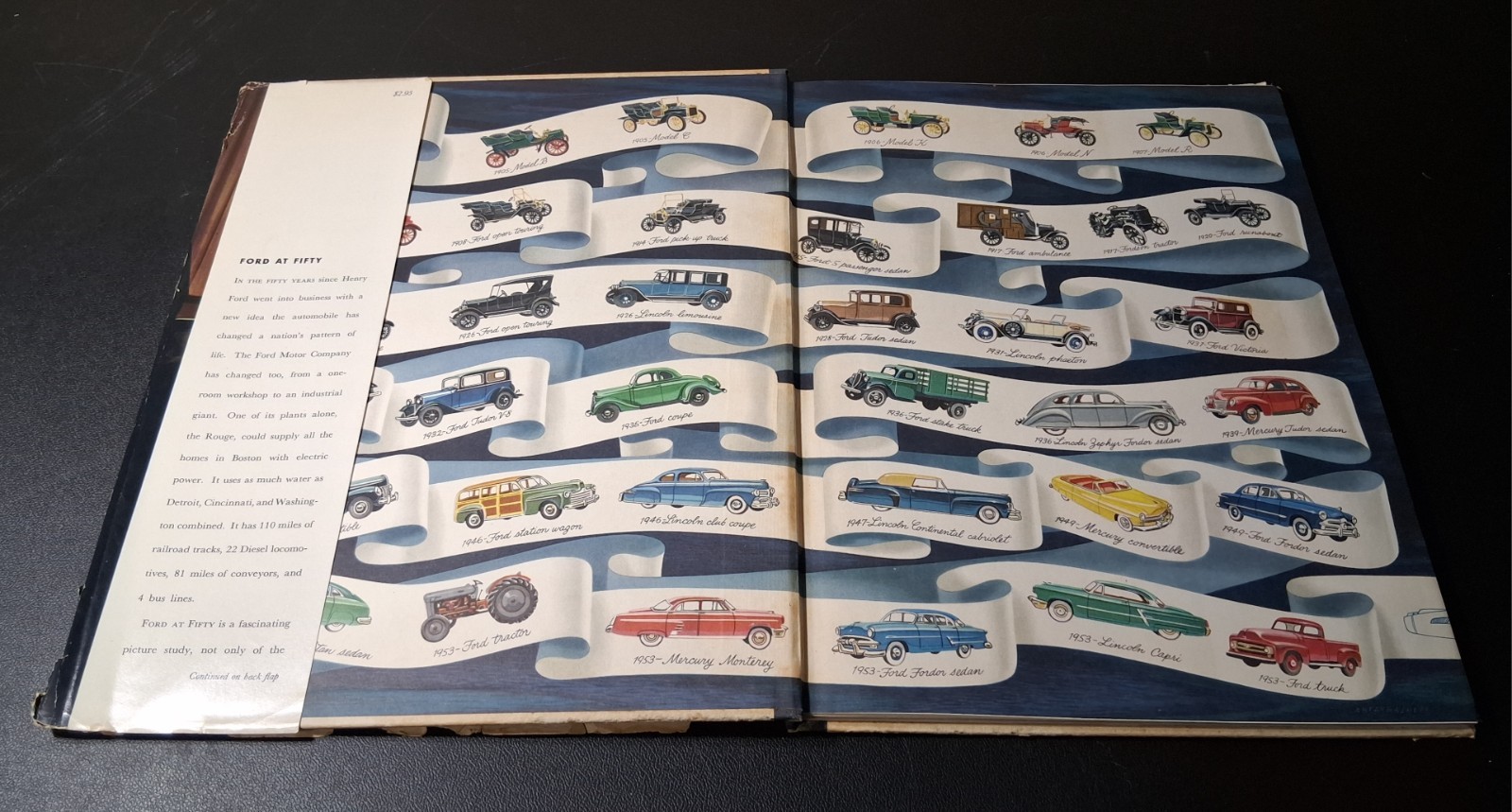 1953 Ford At Fifty An American Story Ford Motor Company History Book Henry Ford