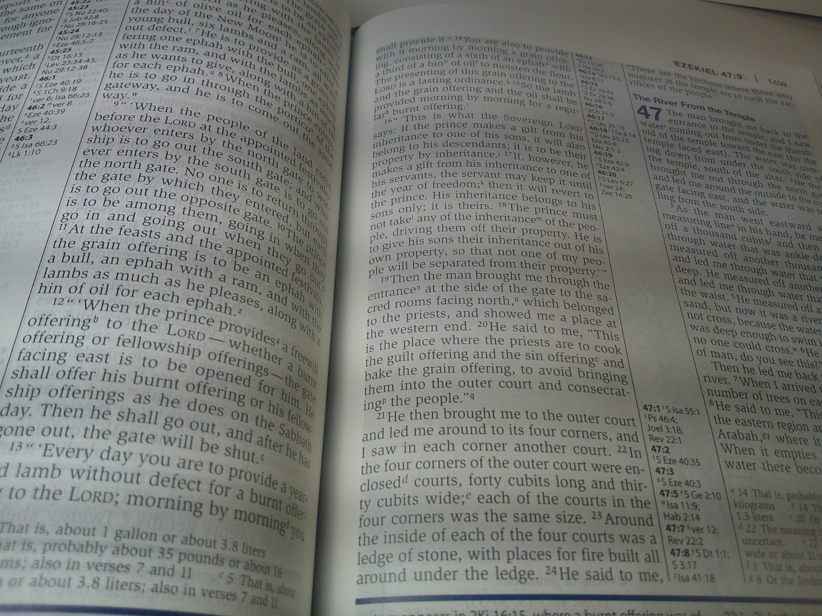 NIV STUDY BIBLE BLACK BONDED LEATHER 2011 RED LETTER ZONDERVAN NEAR EXCELLENT