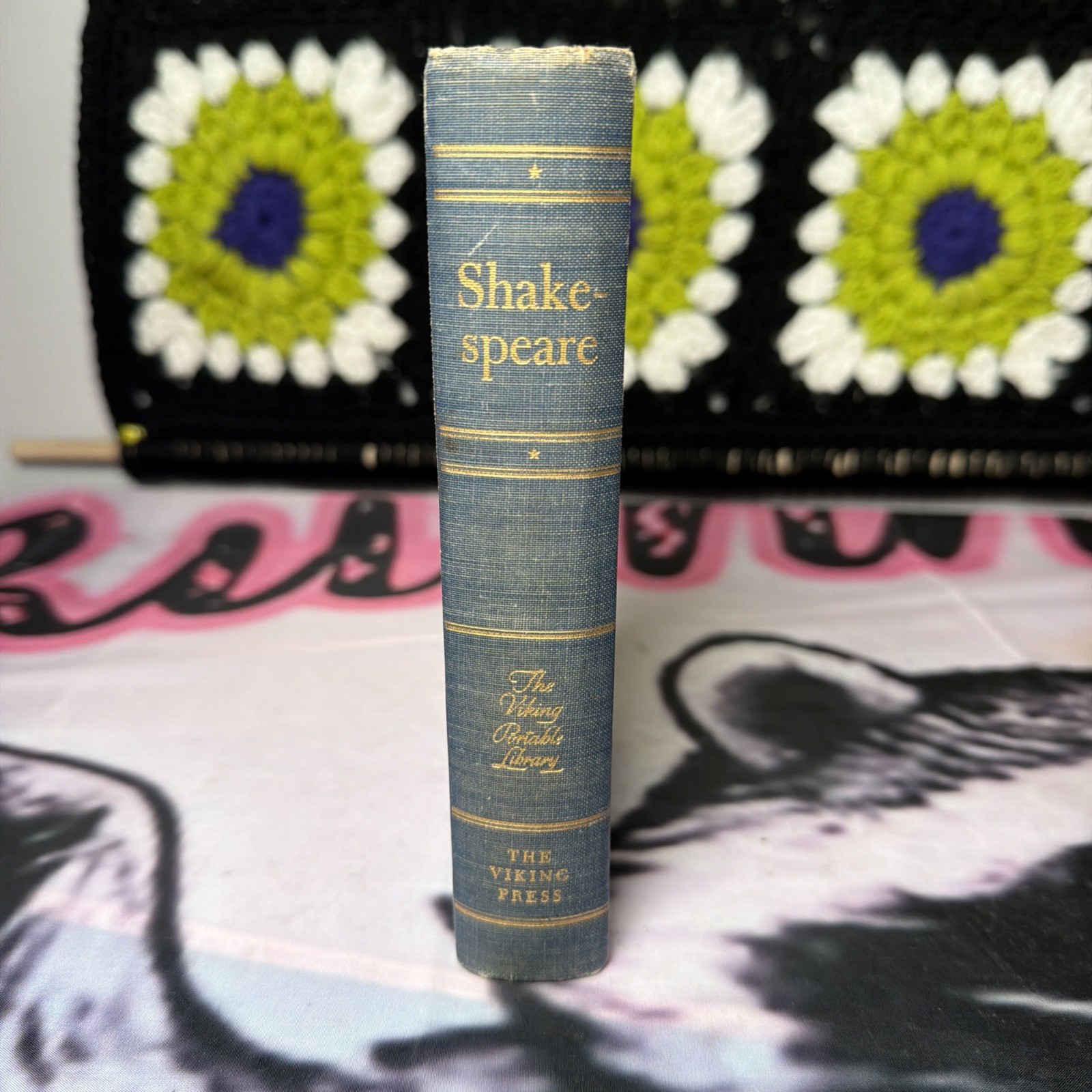 The Portable Shakespeare Hardcover 1944 First Edition Viking Press WWII