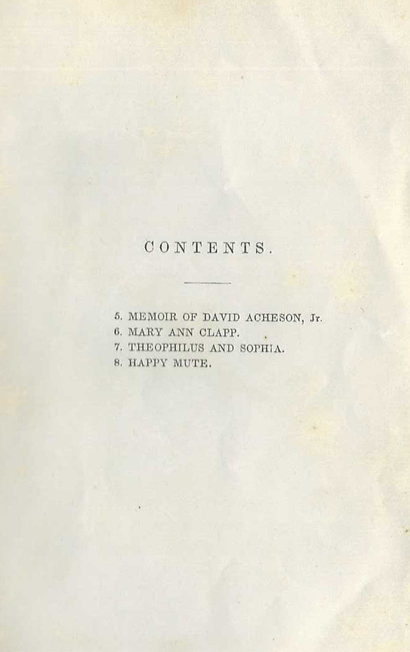 Happy Mute by Charlotte Elizabeth c 1850 antique 4 Kids Tales illus W Howland VG