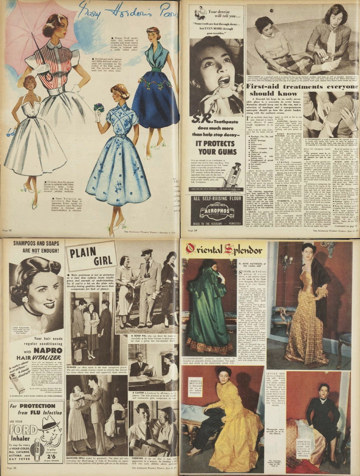 The Australian Women’s Weekly Magazine Vol.7 (1951-1953) – 157 Old Issues on DVD