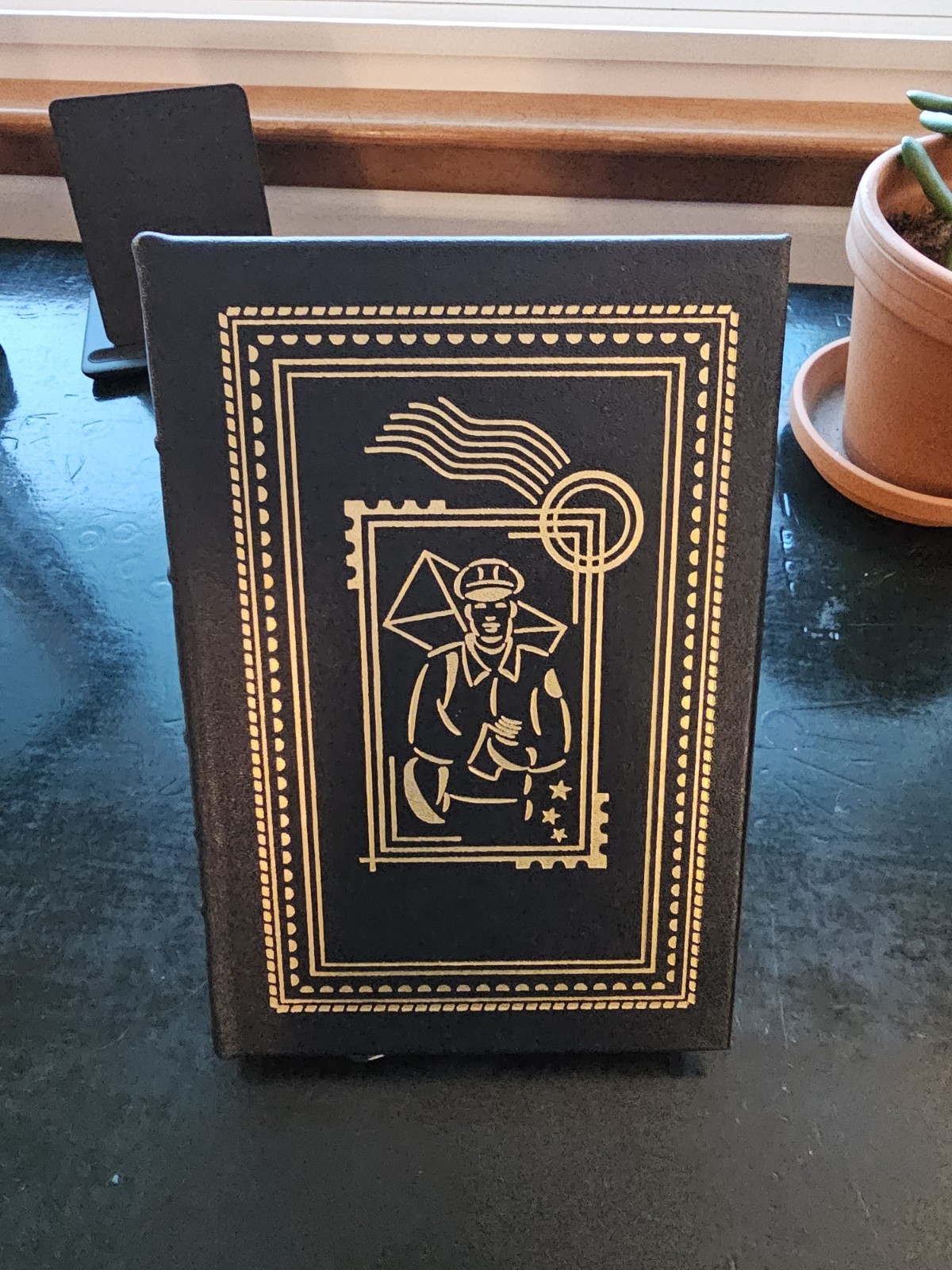 The Postman by David Brin, SIGNED, Easton Press