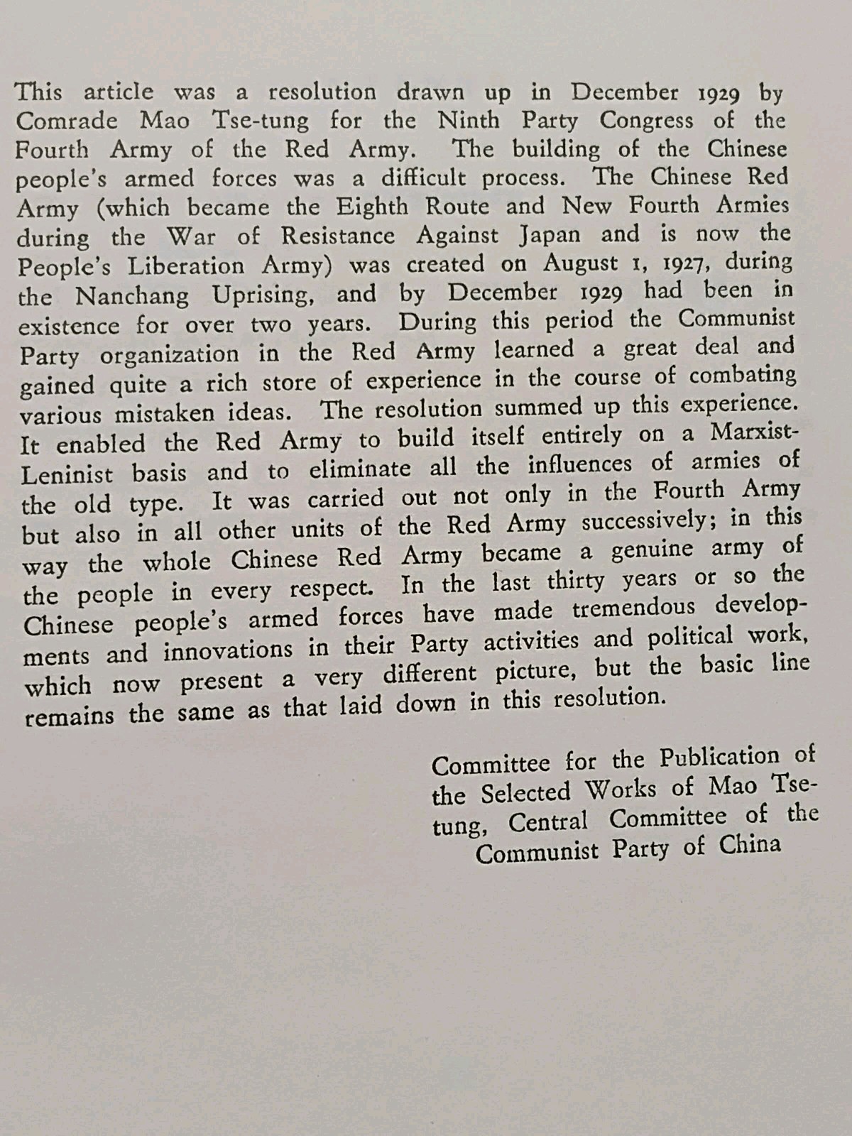 Seven (7) of MAO TSE-TUNG’s Most Important Works. Save 71% Over Buying Singly.