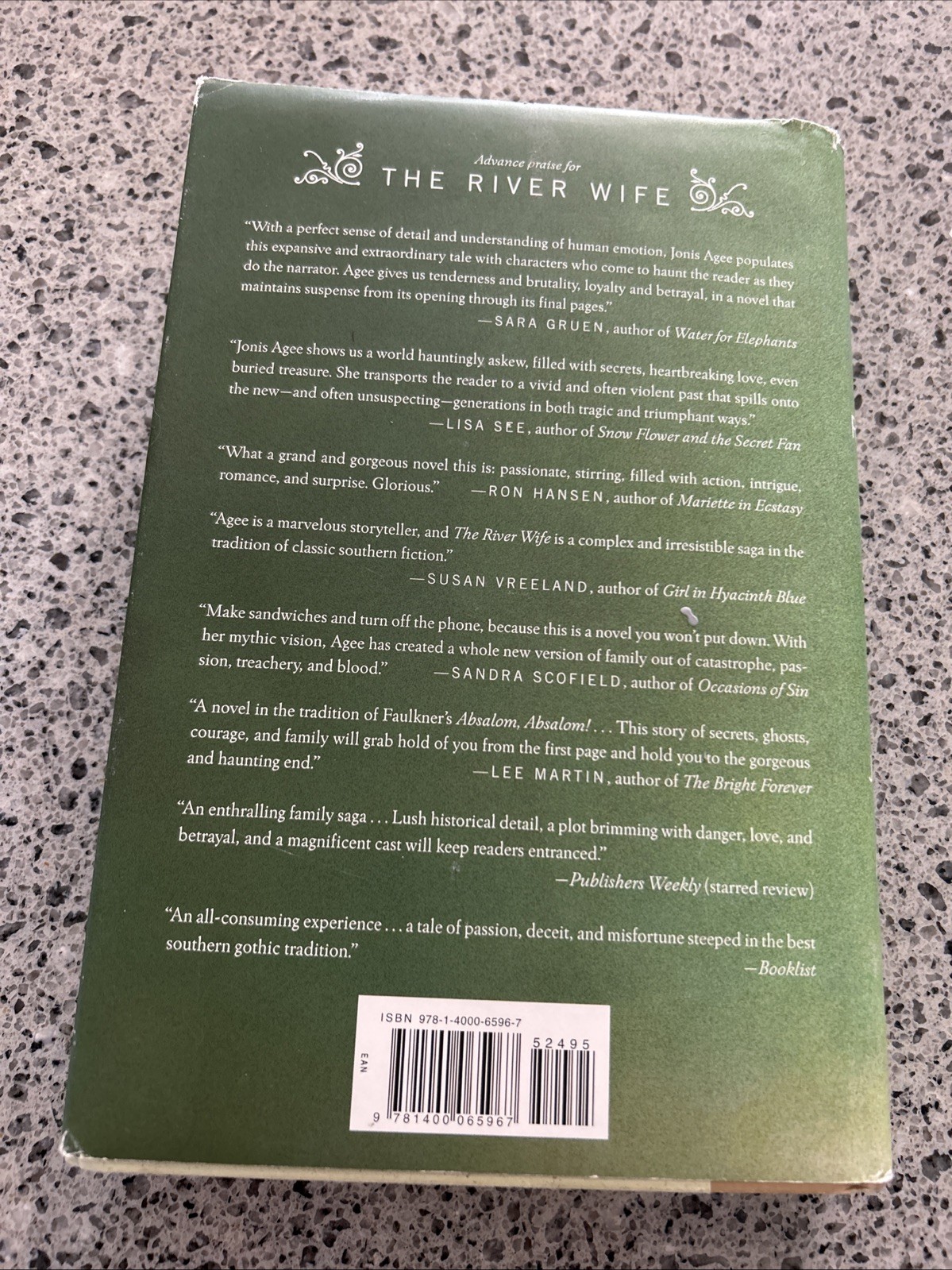 SIGNED 1st ed HC/DJ The River Wife: A Novel by Jonis Agee EXCLNT cndn