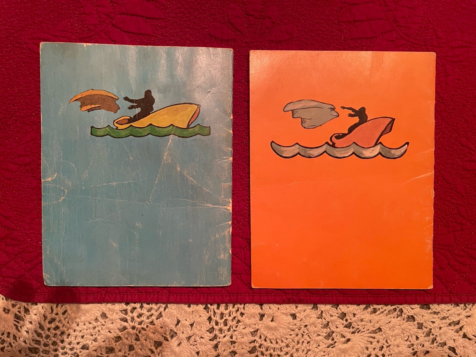 Vintage Bible Stories David & Goliath and The Walls of Jericho Childrens Books