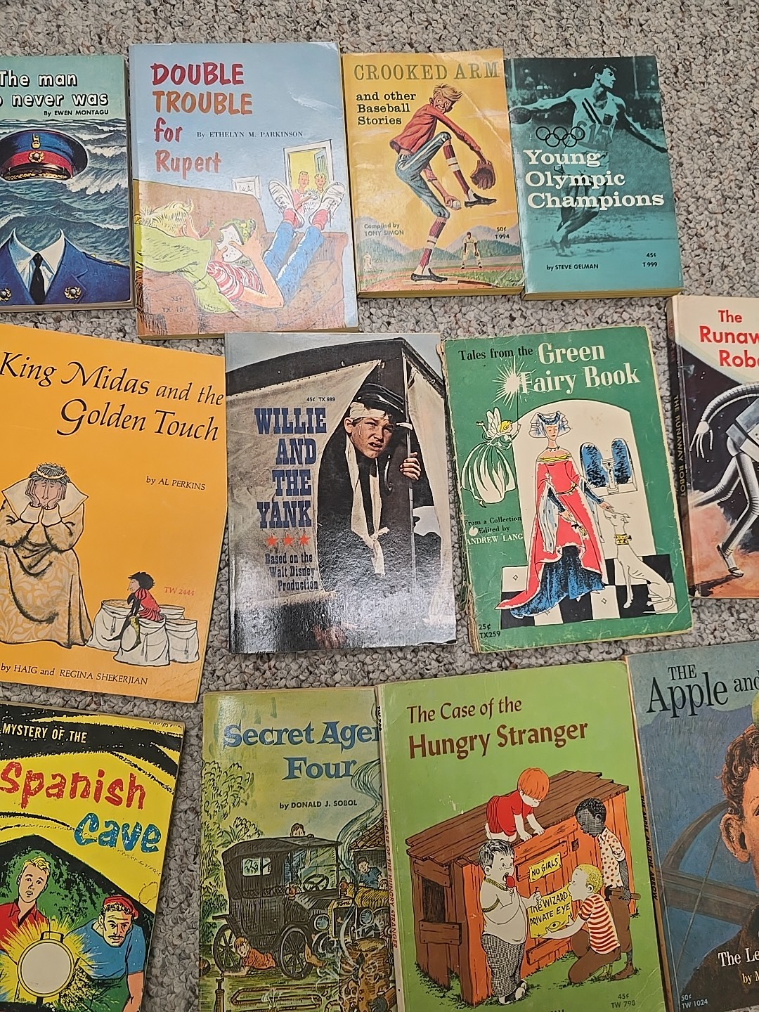 Lot of 20 Vintage Mixed Authors Fiction Adventure Paperback Children’s Books