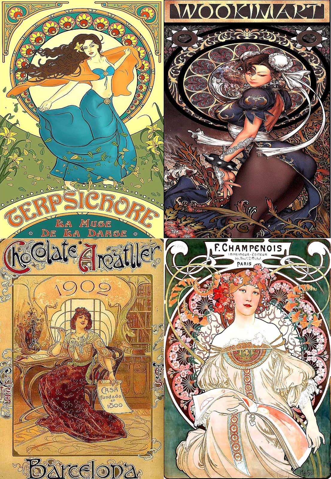 Art Nouveau – Decorative Arts Beautiful Artwork Design – 100 old Images on DVD
