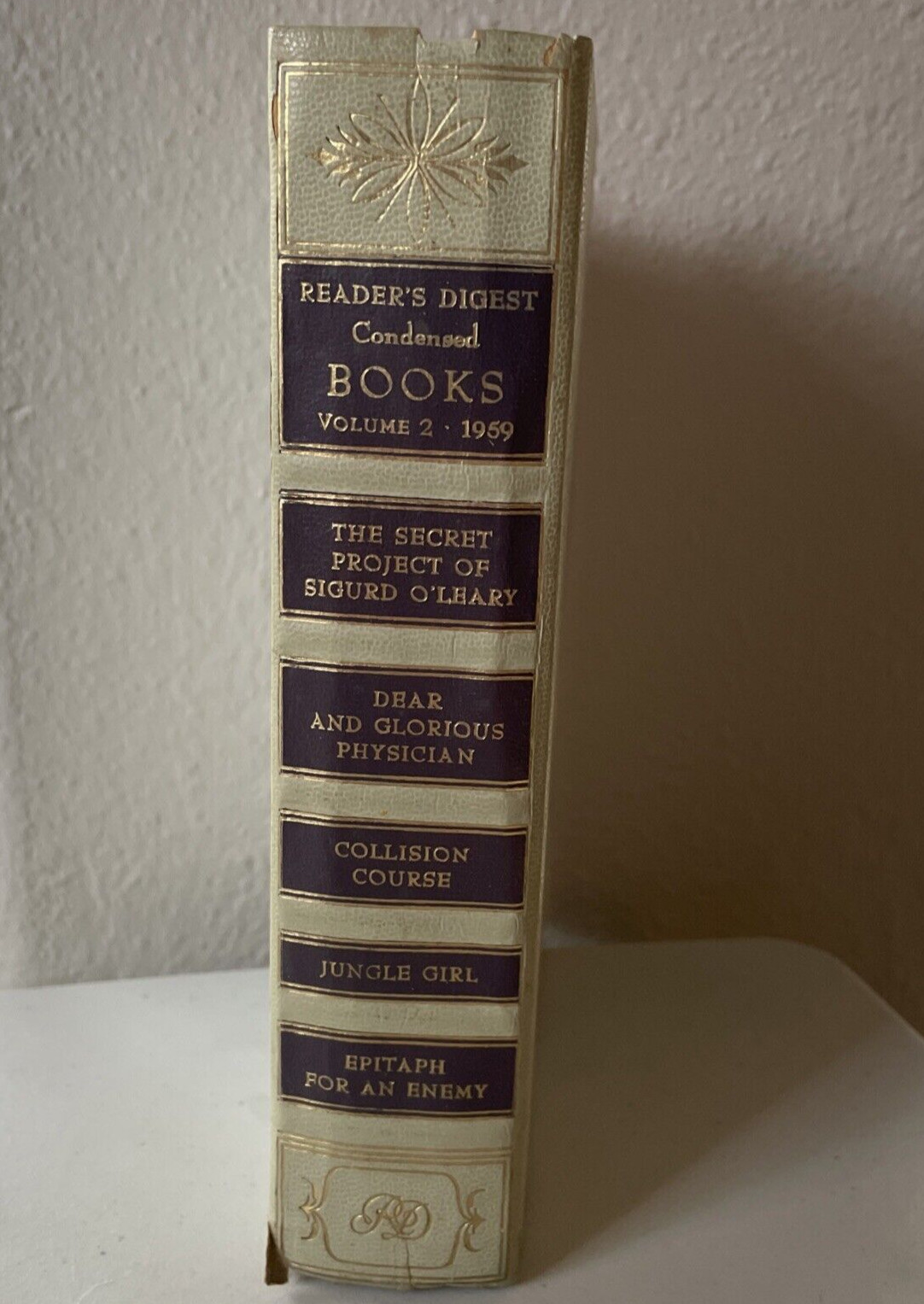 Vintage 1959 READER’S DIGEST CONDENSED BOOKS Hardback First Edition Volume 2