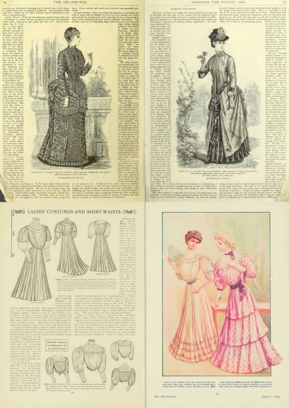 The Delineator – Journal of Fashion Culture & Fine Arts – 44 Old Volumes On DVD