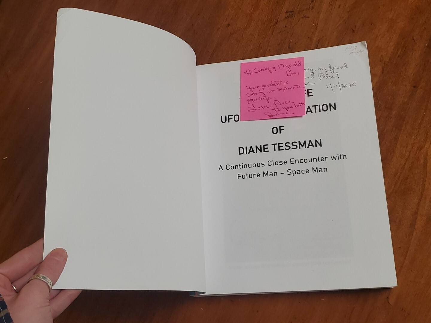 The UFO Transformation of Diane Tessman / 2020 Inner Light/Global Comm. – SIGNED