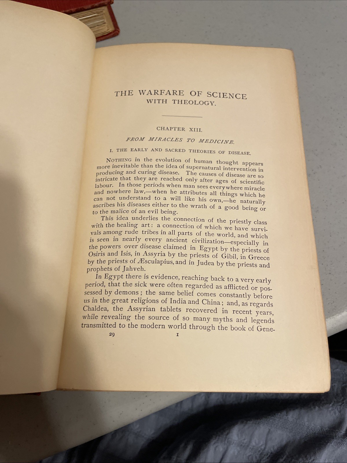 A HISTORY OF THE WARFARE OF SCIENCE WITH THEOLOGY IN CHRISTENDOM White 1st 1896