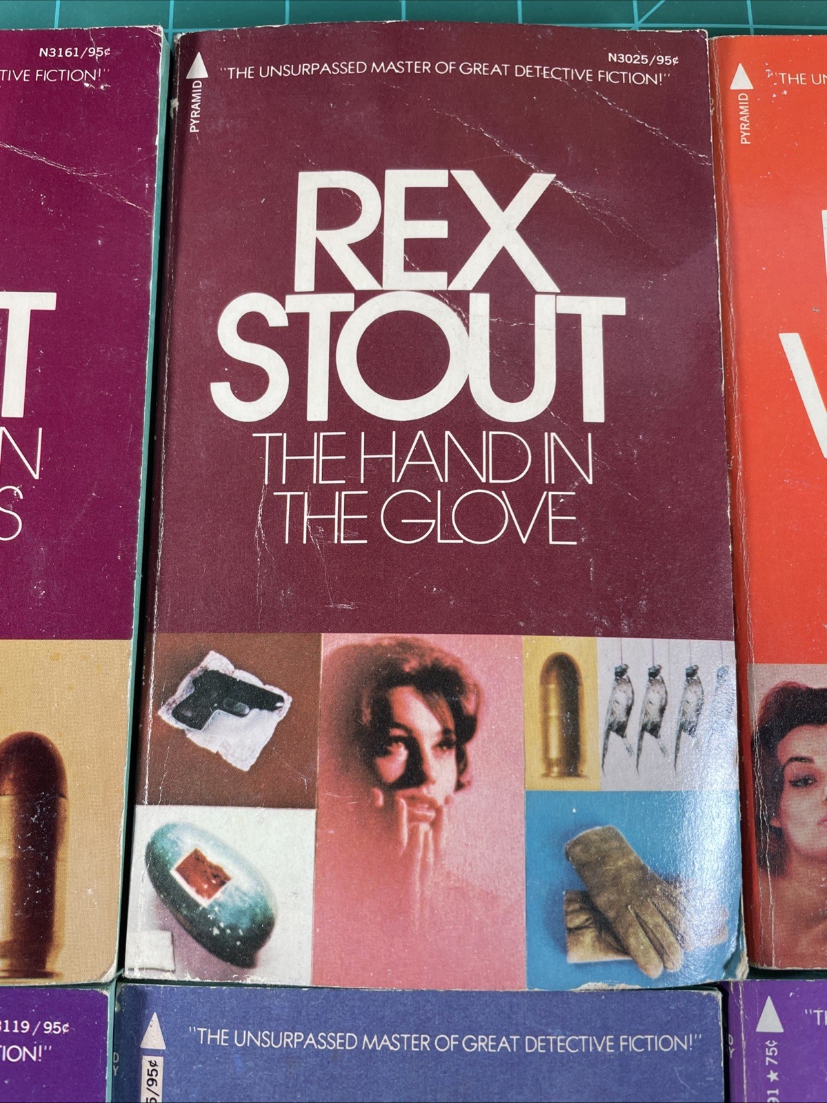 REX STOUT Nero Wolfe PB Lot (6) Vintage Pyramid Paperbacks