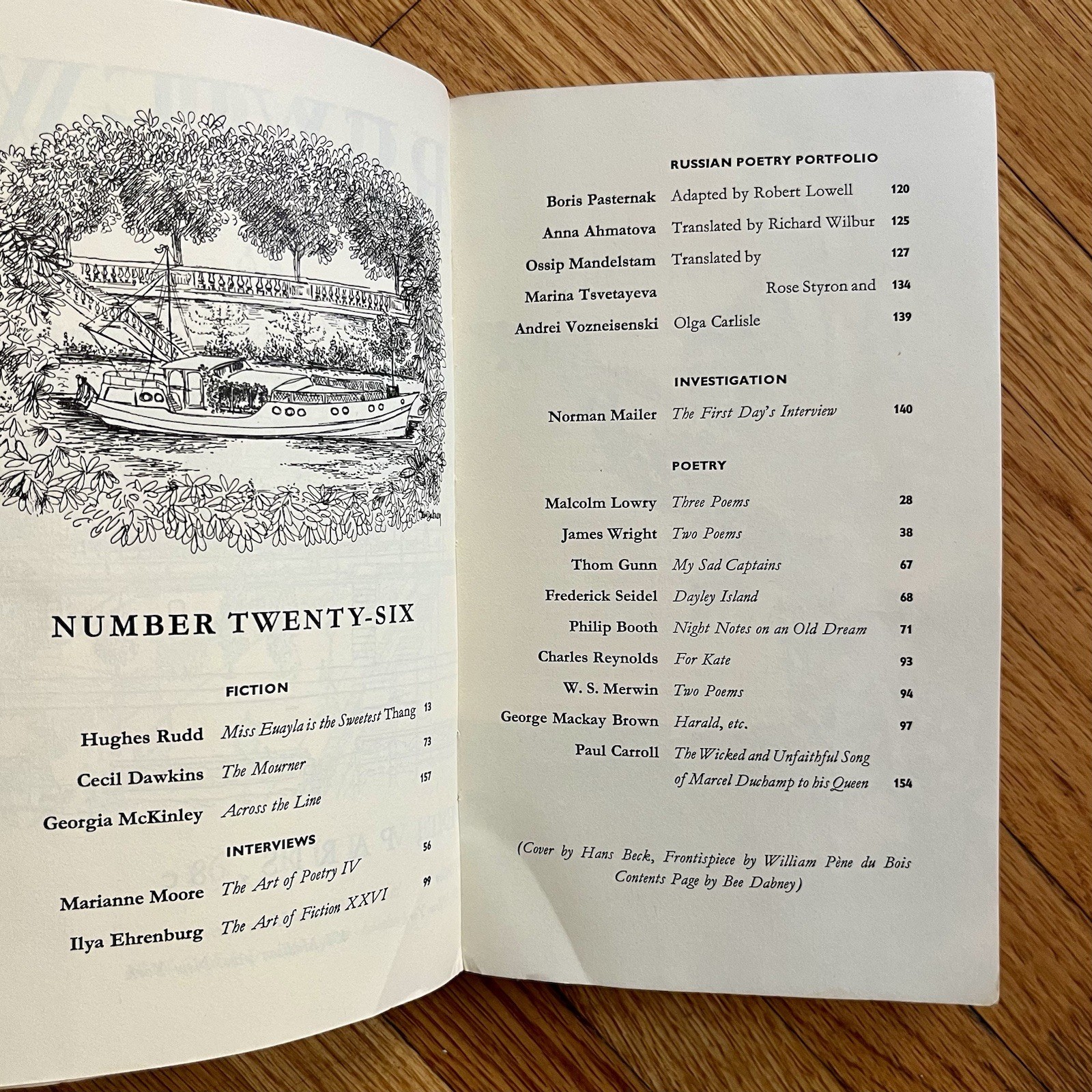 The Paris Review 26 1961 Literary Poetry Malcolm Lowry Norman Mailer