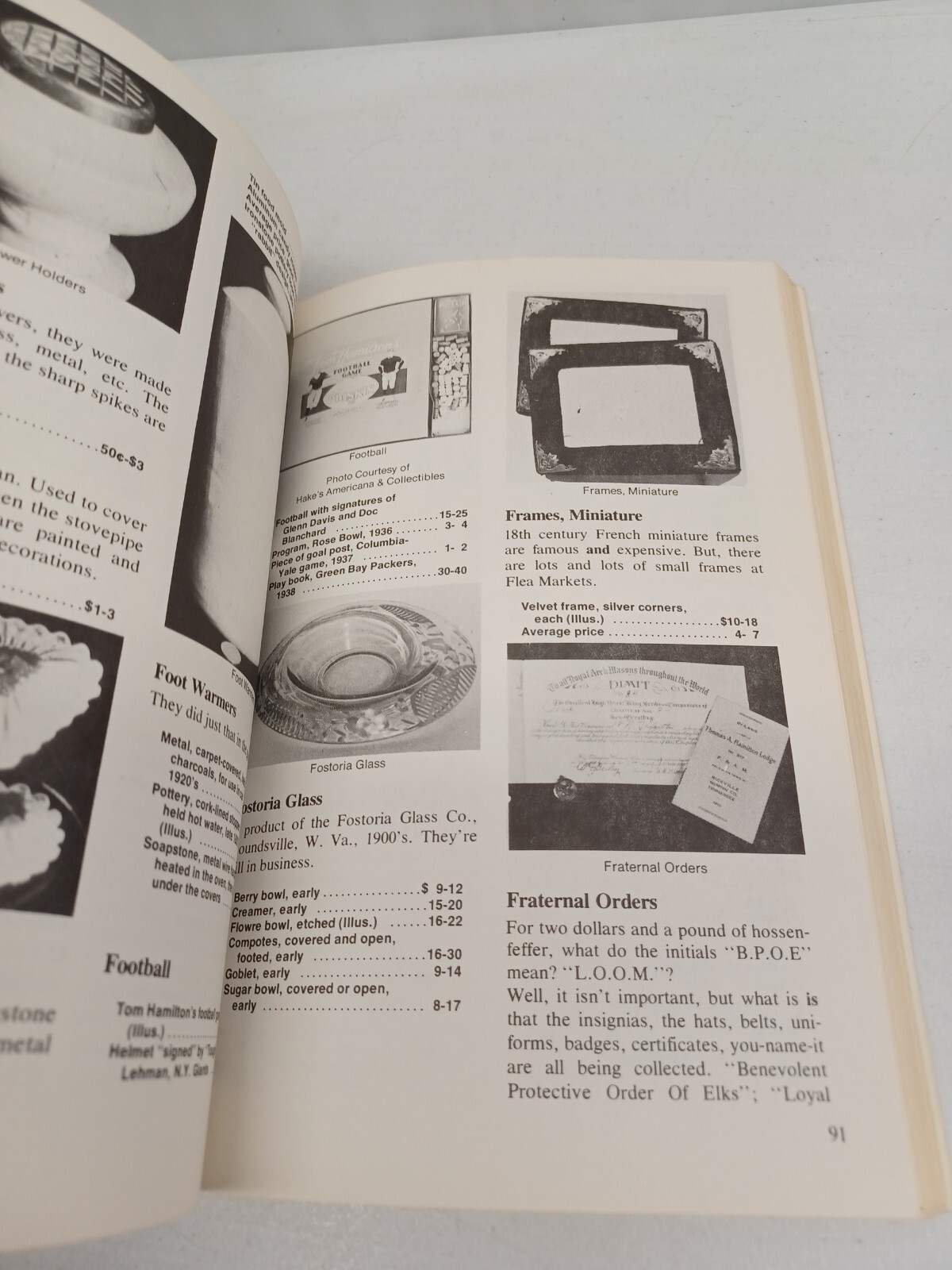 1979 Flea Market Price Guide Wallace Homestead R. Miller 2nd Edition Book