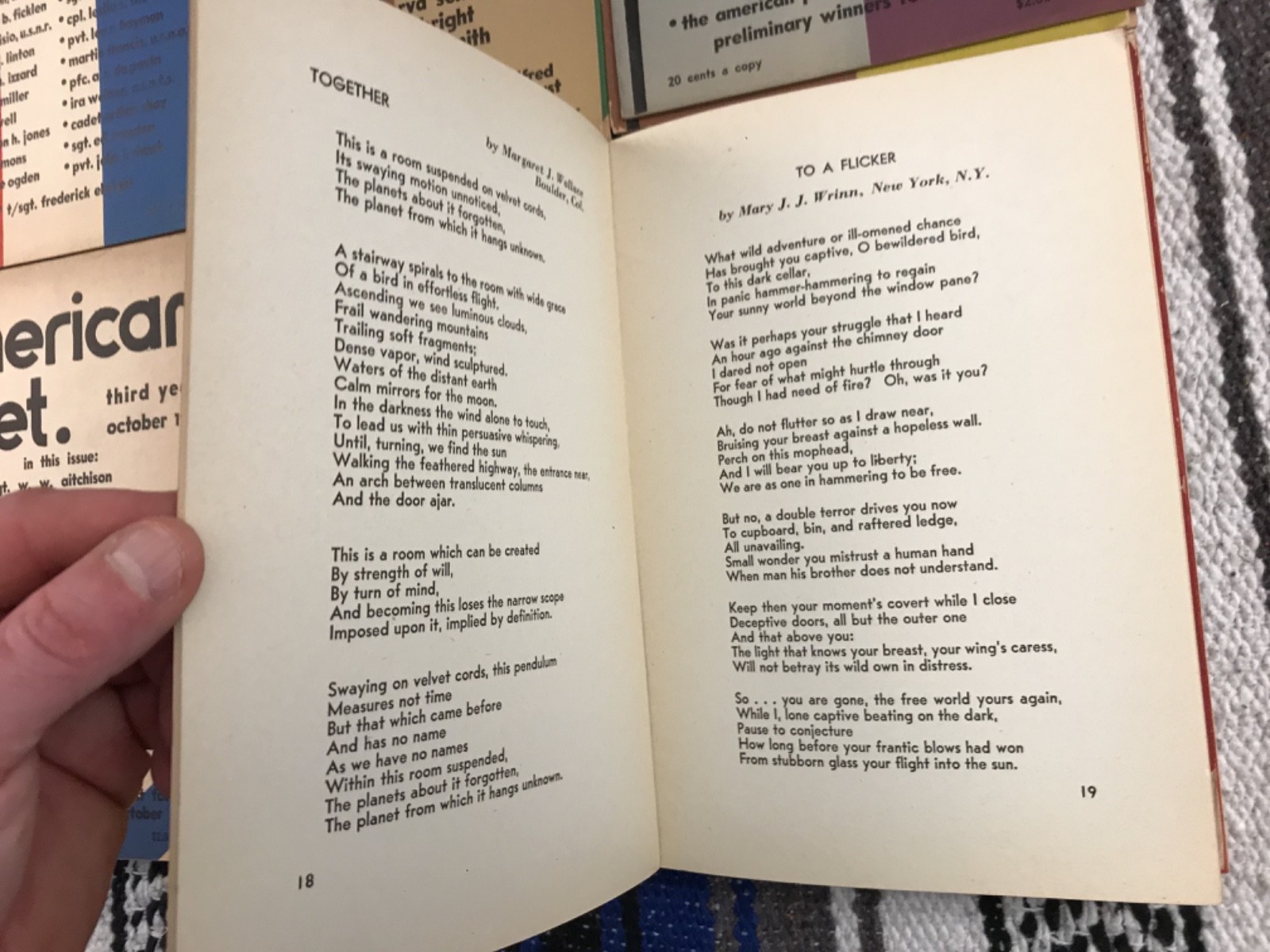 The American Poet – Full Run, magazine, 36 issues, 1941-1943, Sarton, Maurois