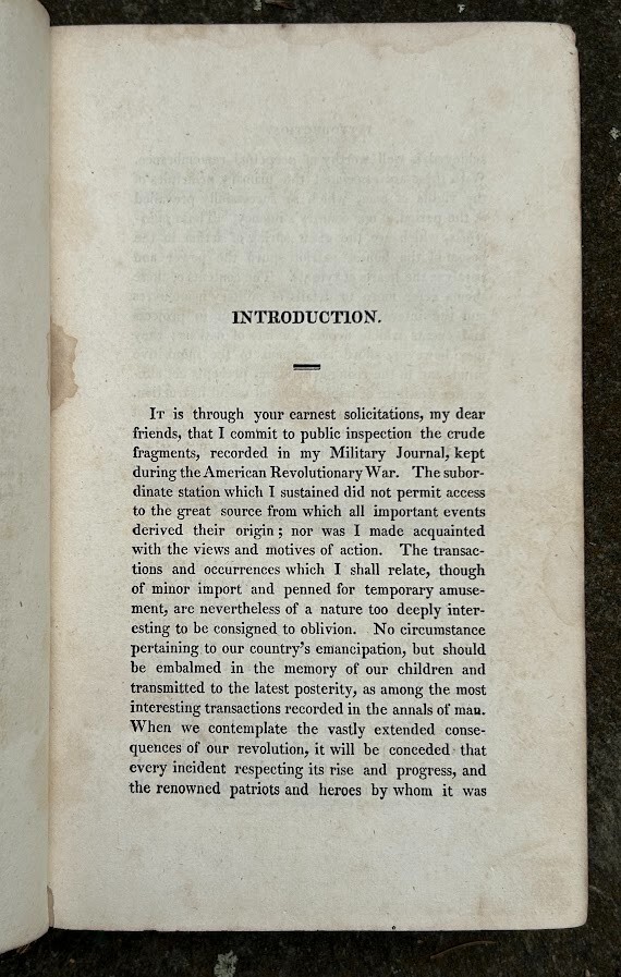 Military Journal … 1775 to 1783 by Thacher, fine binding: best available copy