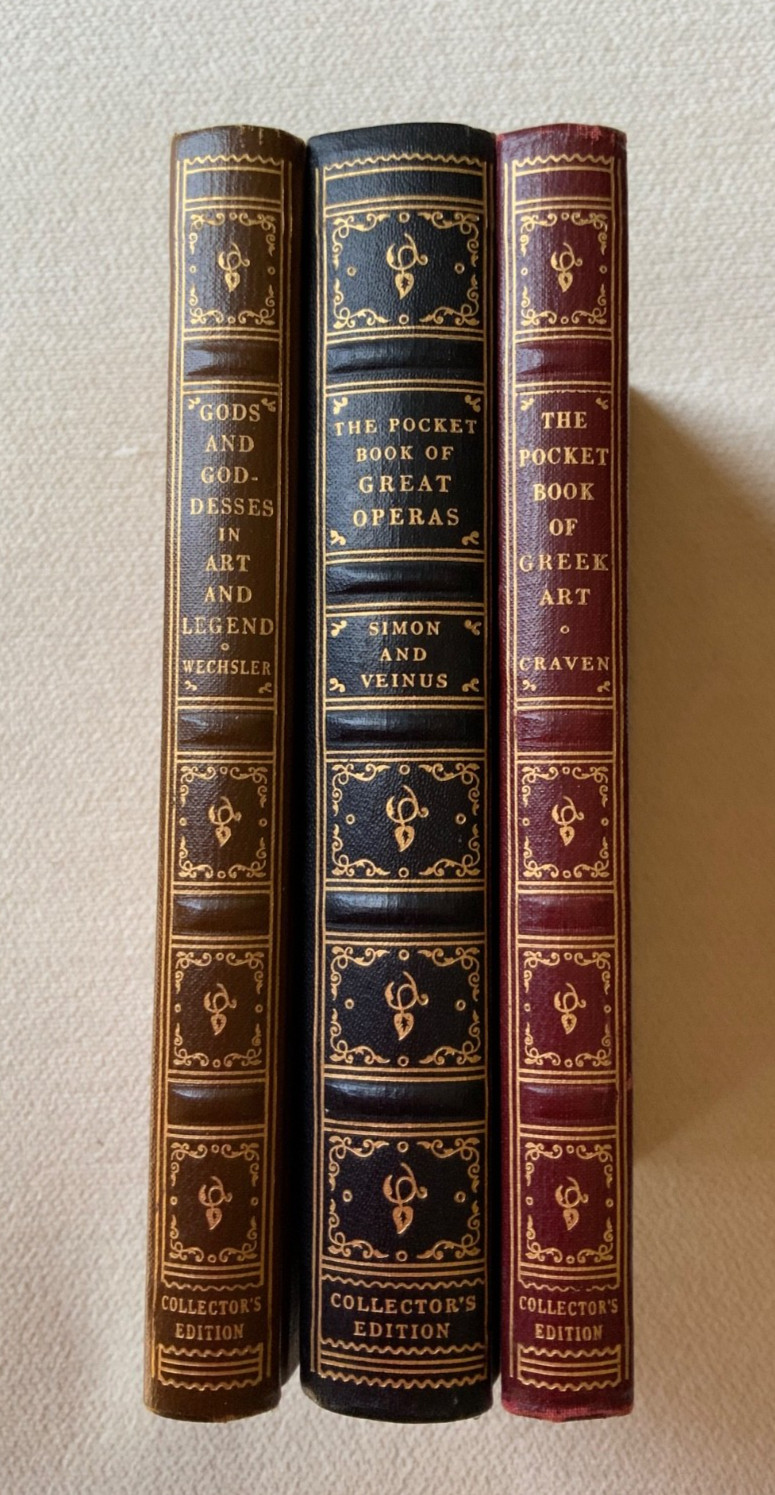Lot of 3 Collector’s Edition Pocket Books Great Operas Greek Art Gods & Goddess