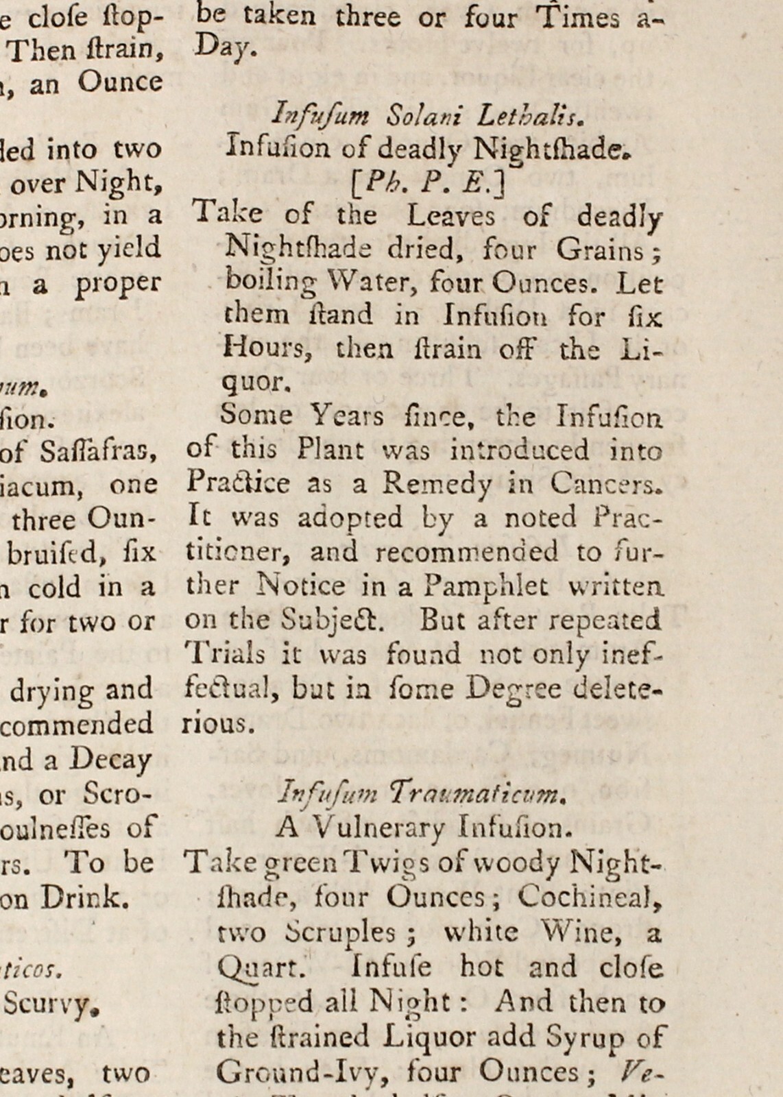 Quack Medicine Dispensatory – 1764 – Friend Samuel Johnson – Surgeon Inscription