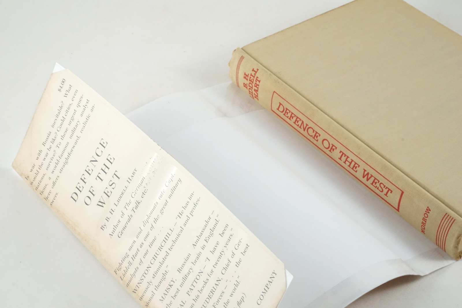 Defence of the West by B. H. Liddell Hart William Morrow & Co. ©1950 1st/1st
