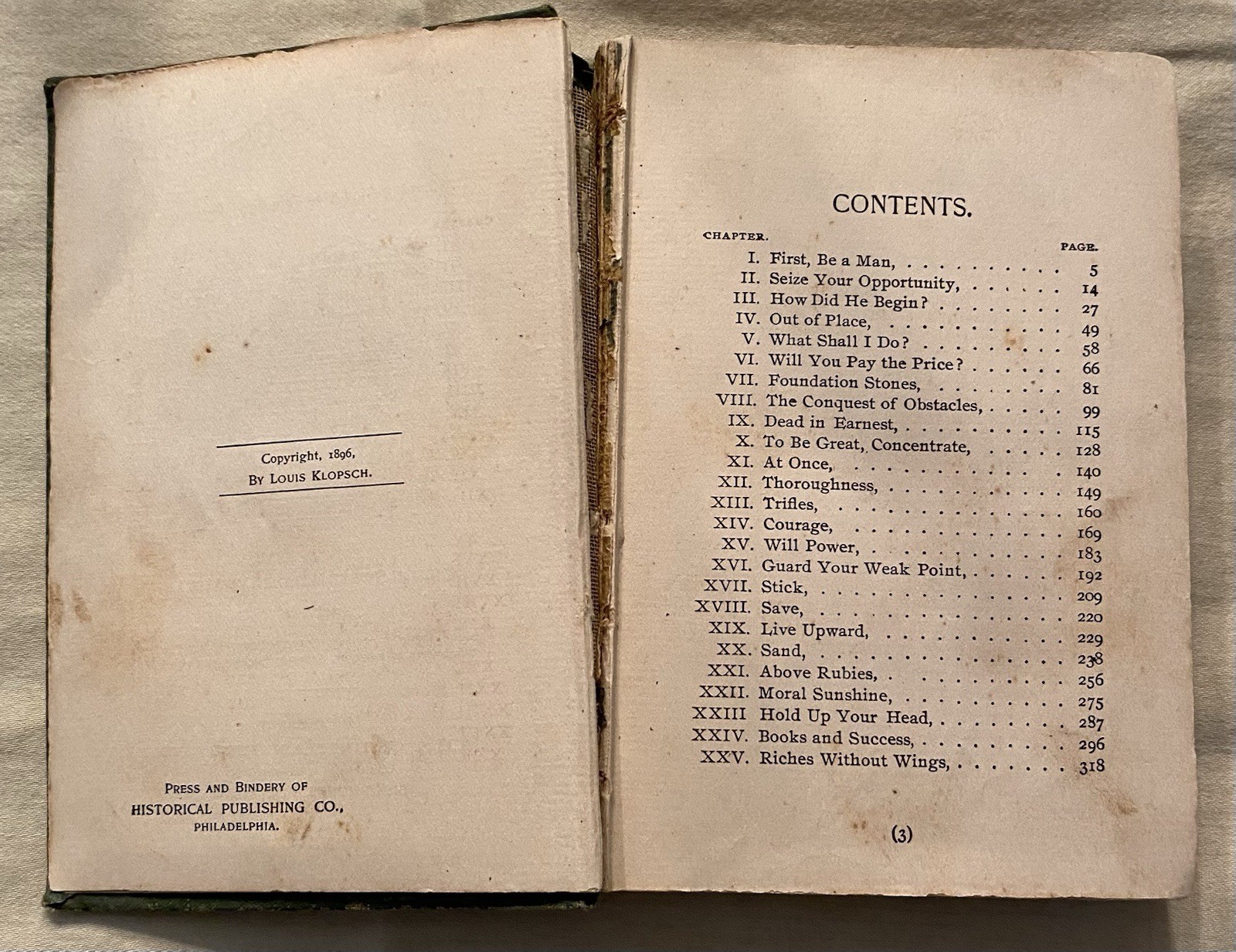 How to Succeed by Orison Swett Marden 1896 Hardcover Self-Help Christian Herald