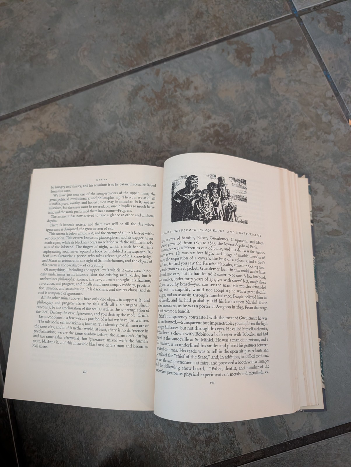 LES MISERABLES VOL I-III BOOK 1 by Victor Hugo (1938, Spec Ed., HC-Slipcase) G