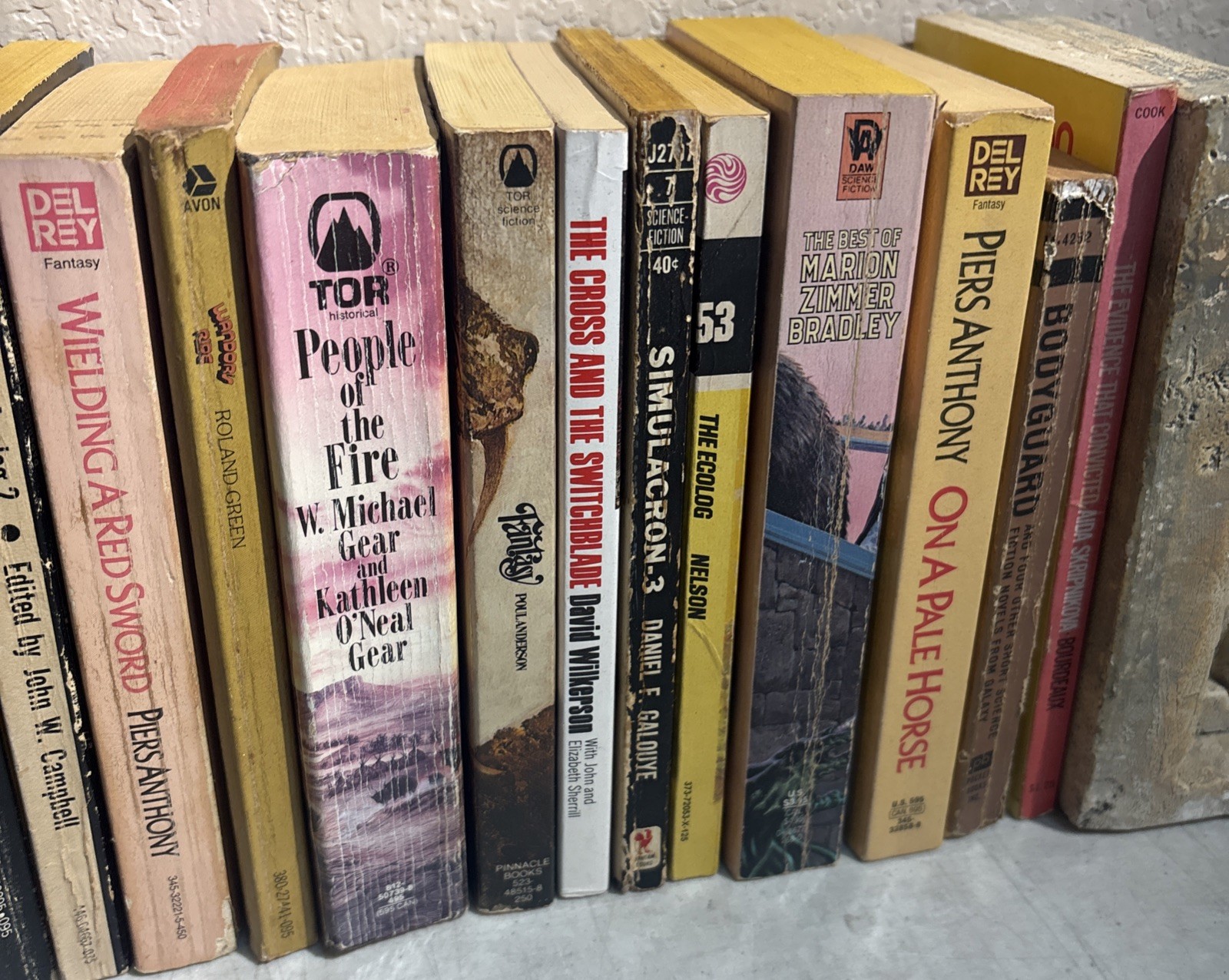 26X Vintage All Science Fiction Scifi Random Mix Paperback Books Lot