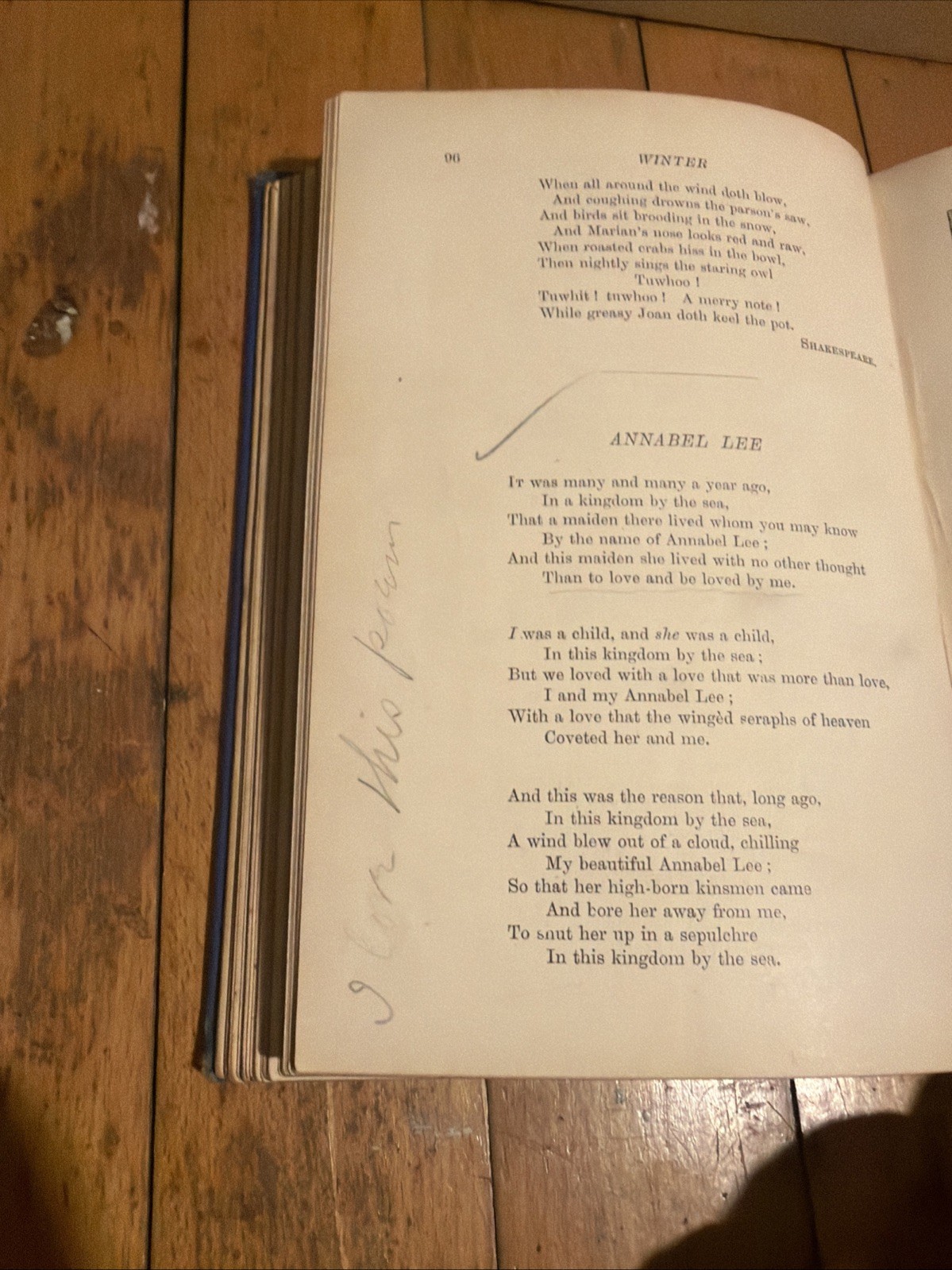 The Blue Poetry Book Andrew Lang 1891 First Edition Illustrated H J Ford Antique