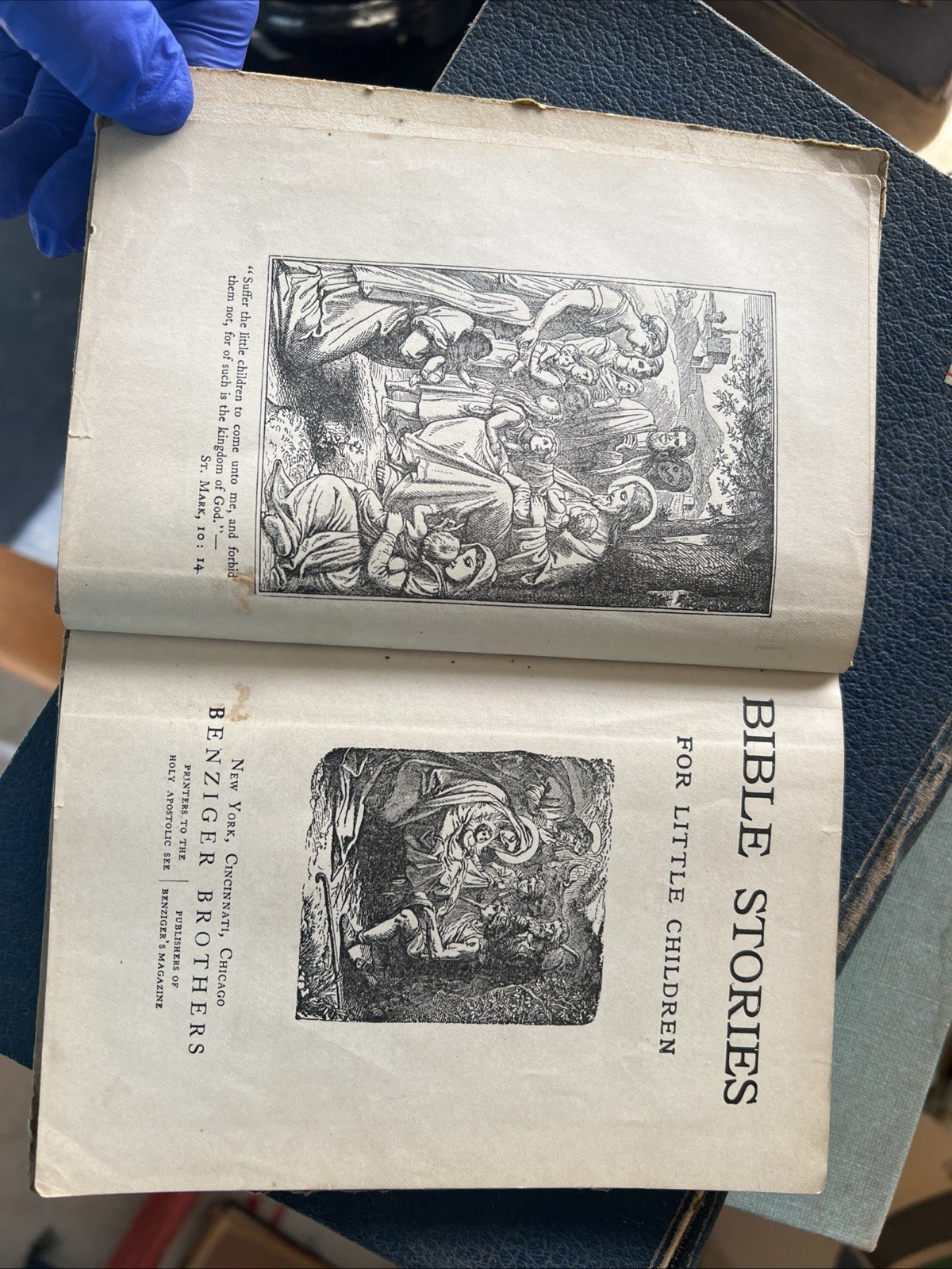 Bible Stories For Little Children 1894 Benzinger Brothers Illustrated