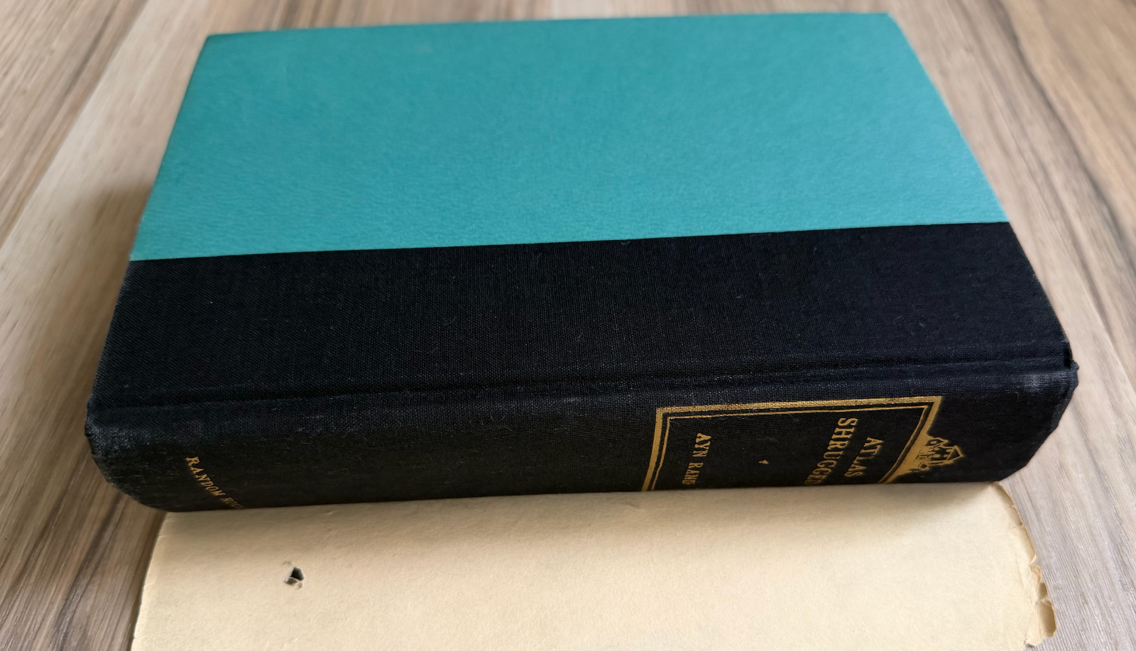 Atlas Shrugged by Ayn Rand (1957) 1st Edition, 20th Printing Vintage Dust Jacket